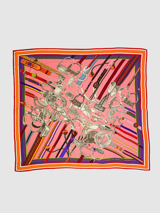 "Concours D'etriers" Silk Scarf