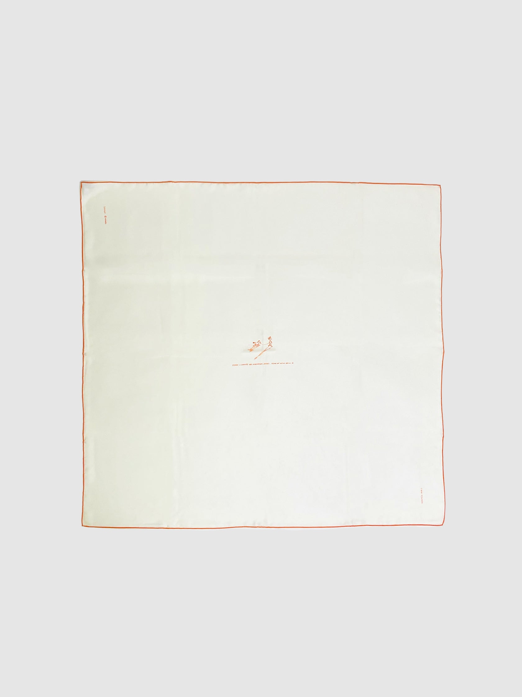 "2000 L’Annee des Nouveaux Jours" Silk Scarf