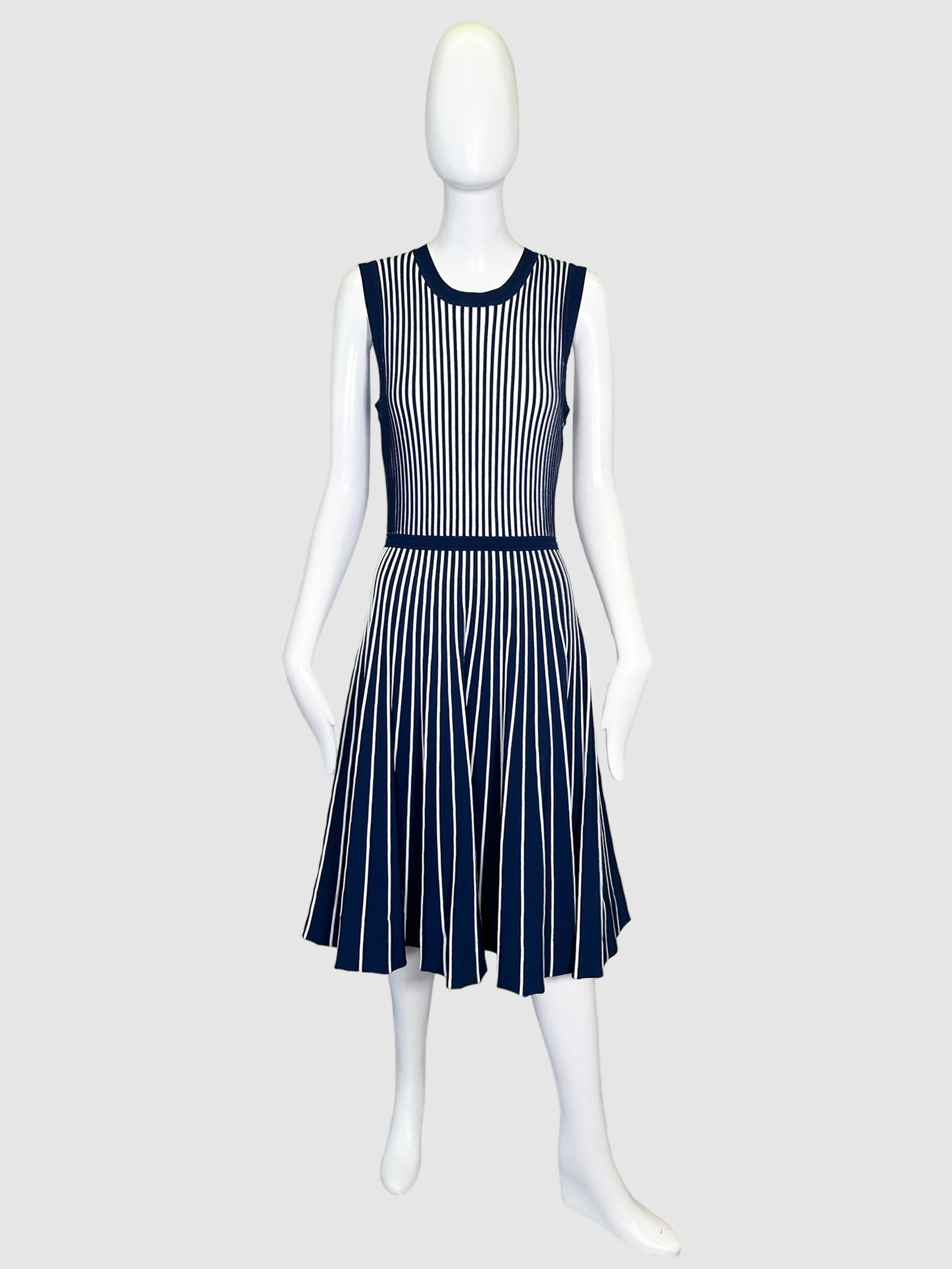 Sleeveless Pleated Dress - Size M