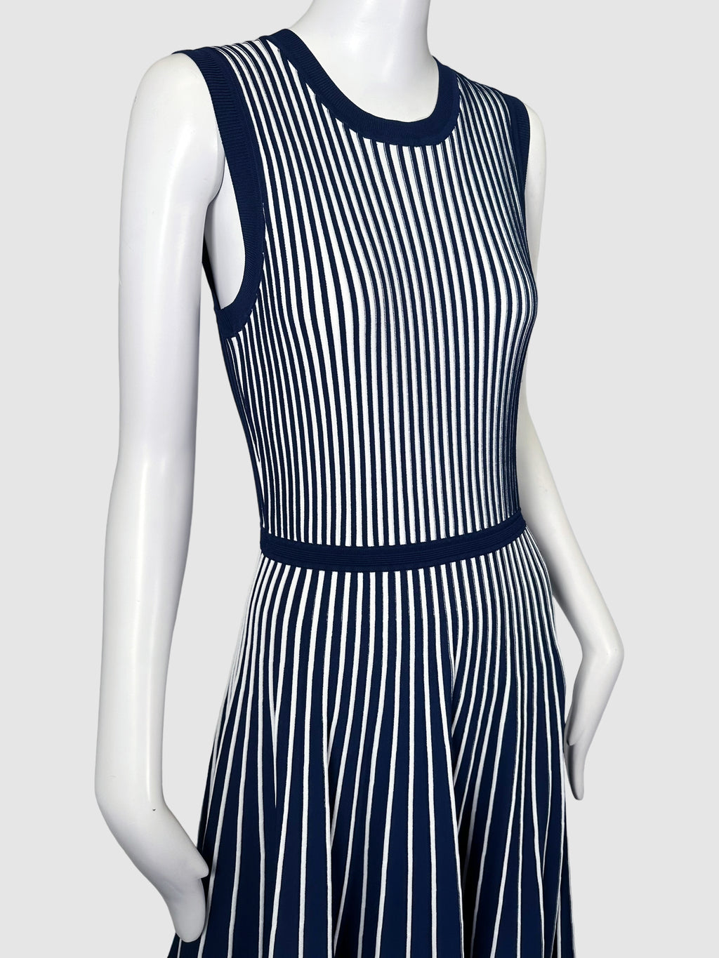 Sleeveless Pleated Dress - Size M
