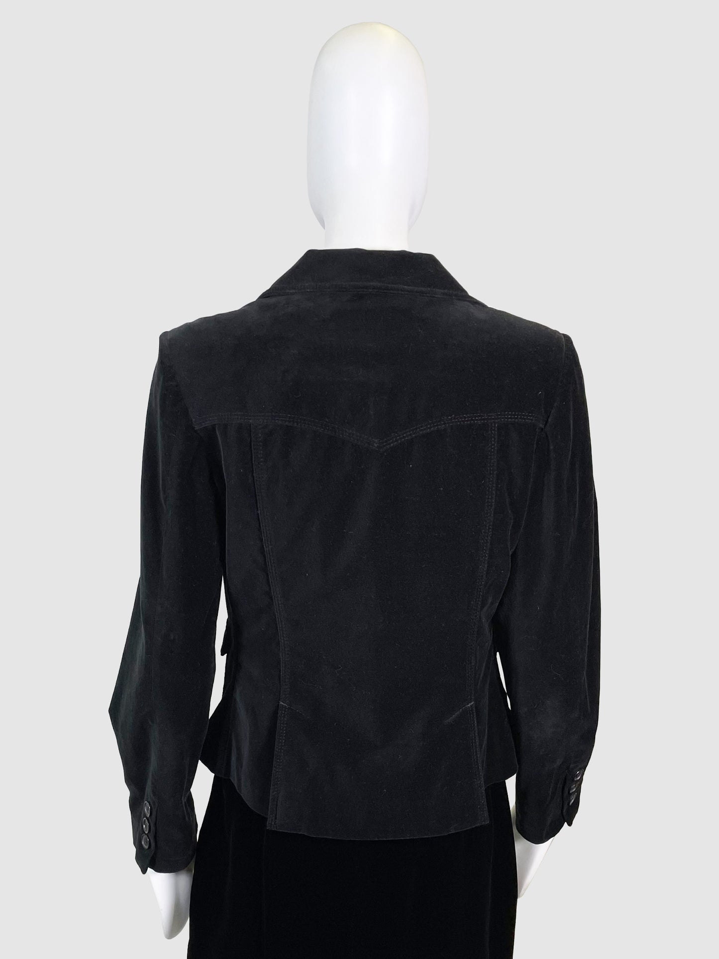 Burberry Velvet Blazer - Size M