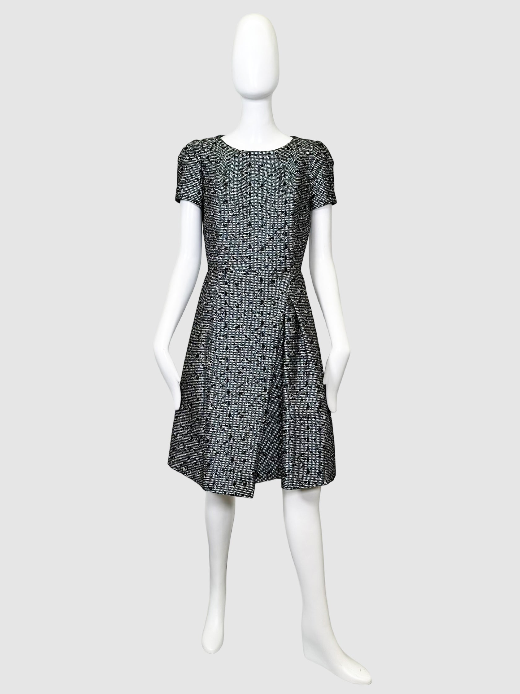 Jil Sander Houndstooth Midi Dress - Size 38