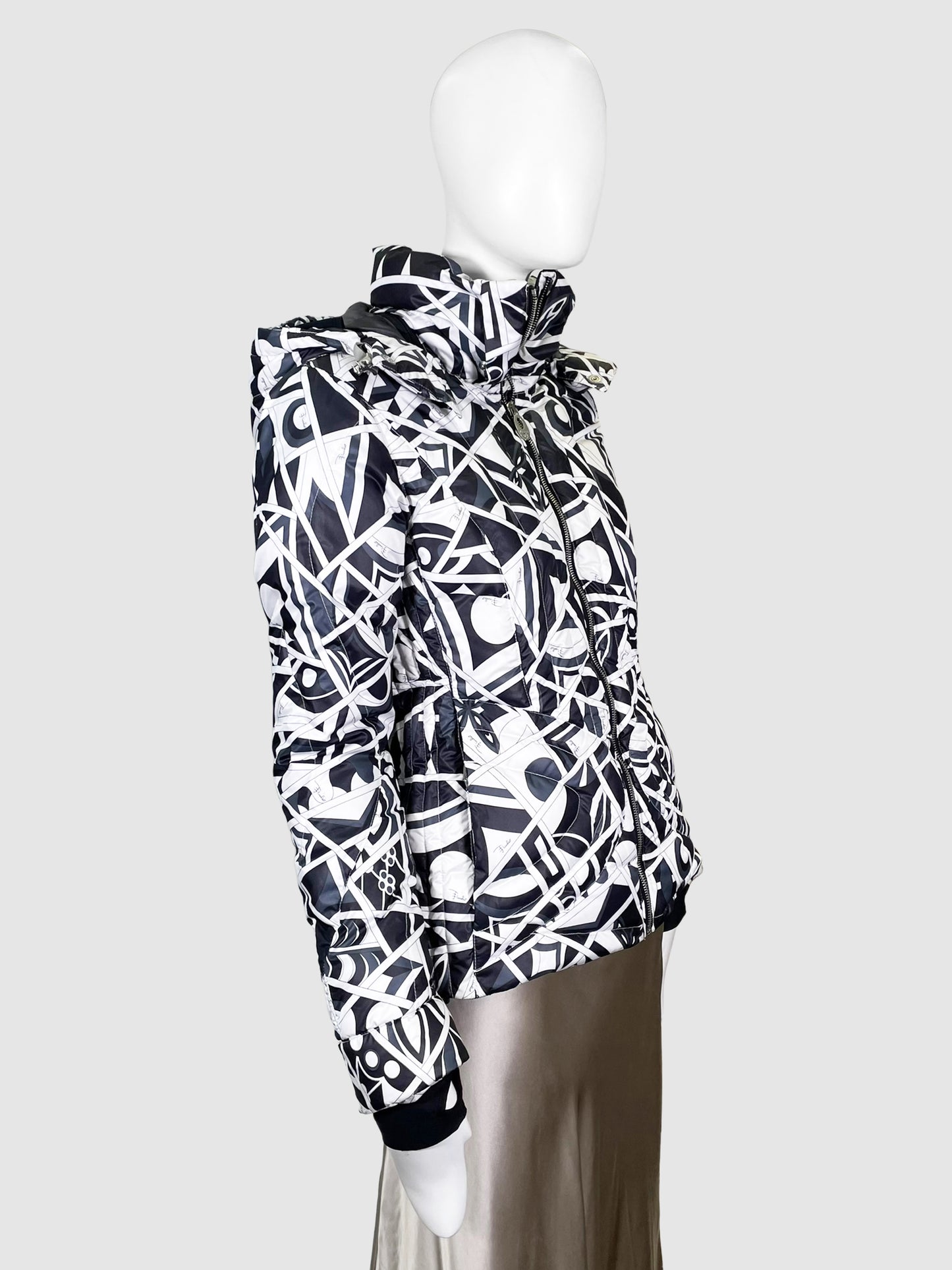 Printed Down Ski Jacket - Size S