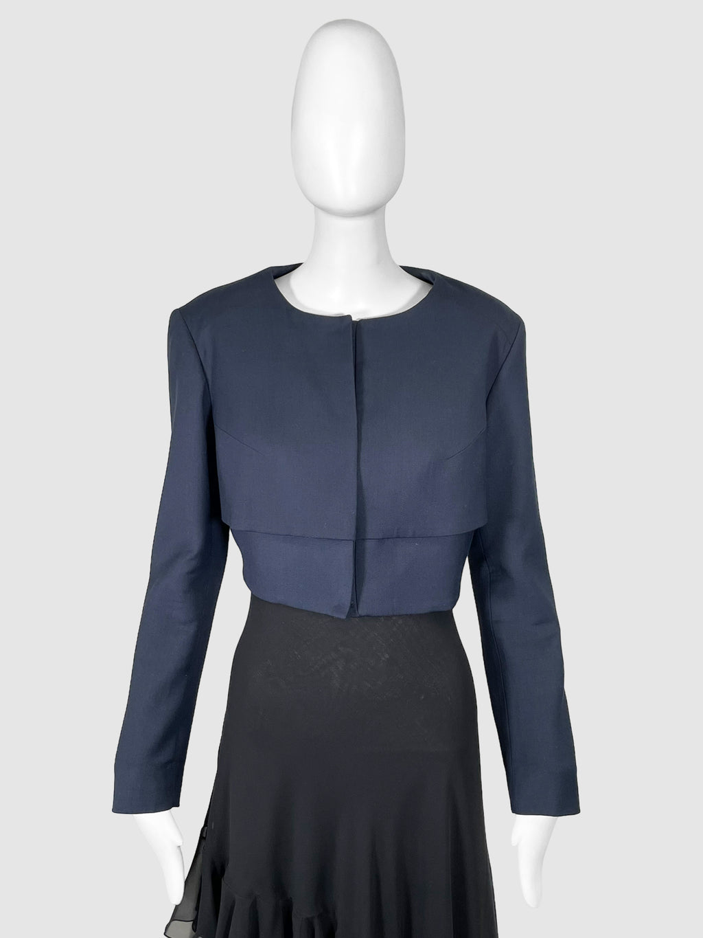 Cropped Layered Jacket - Size 14