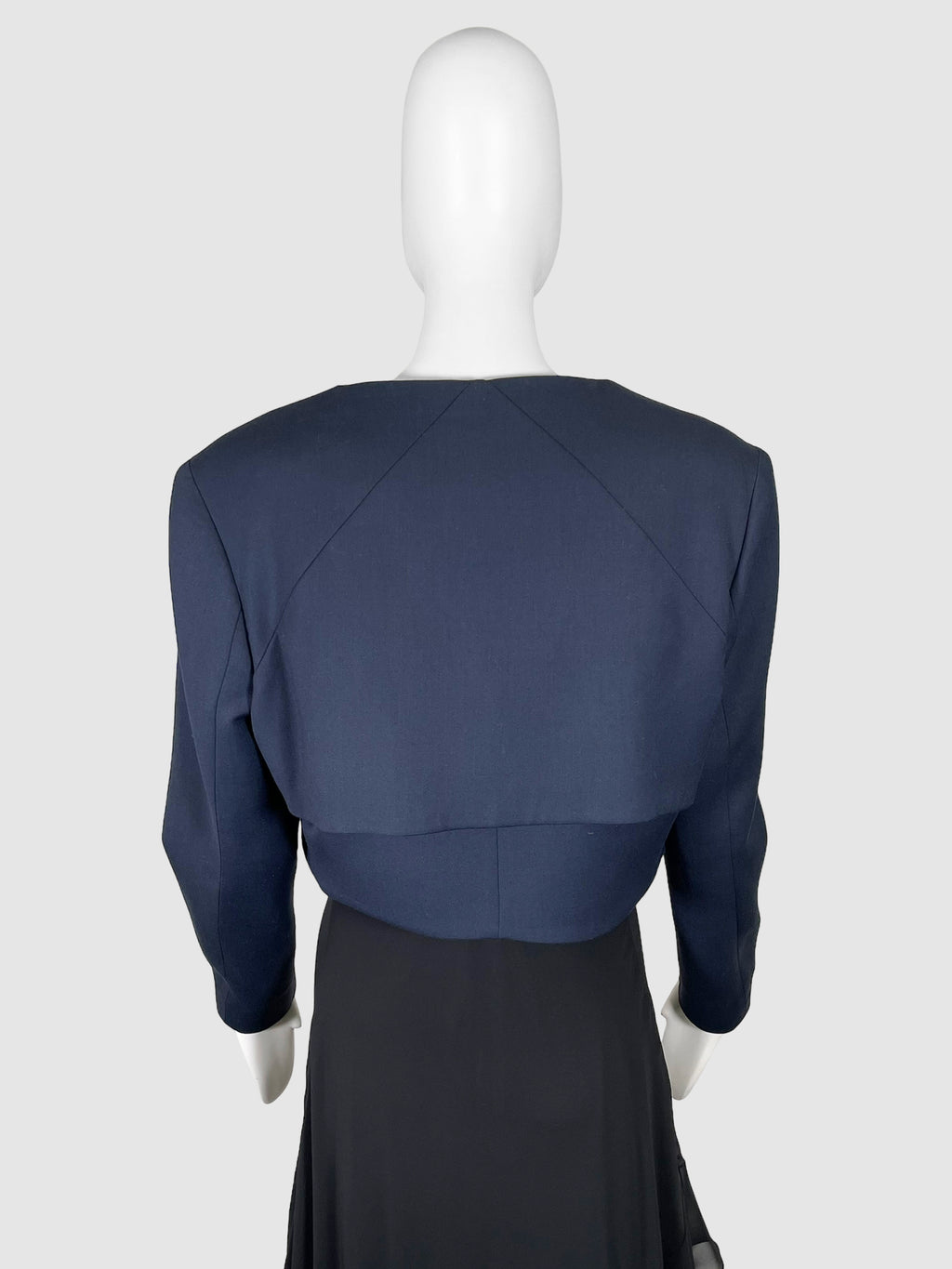 Cropped Layered Jacket - Size 14