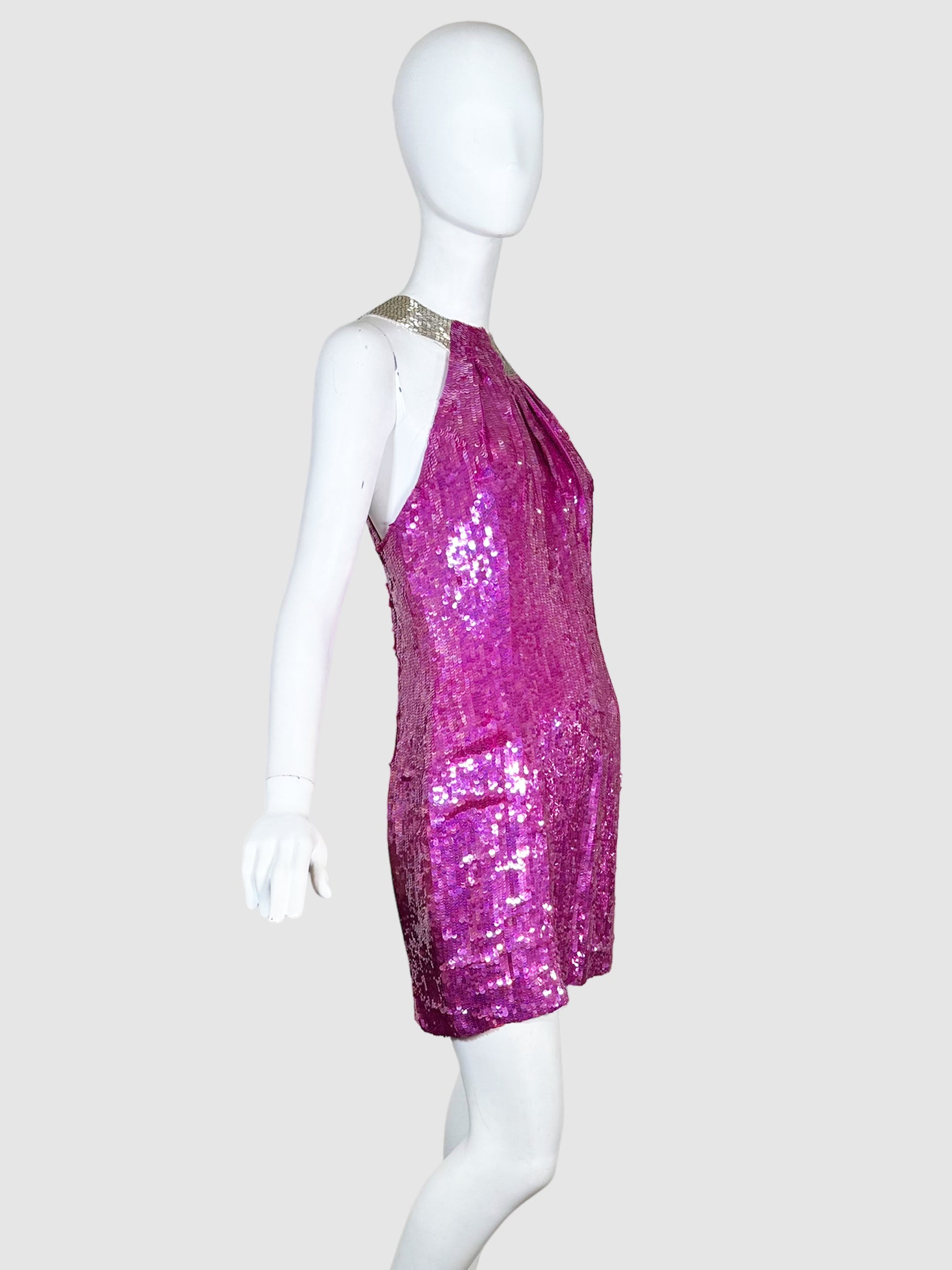 Sequin Halter Dress - Size 12