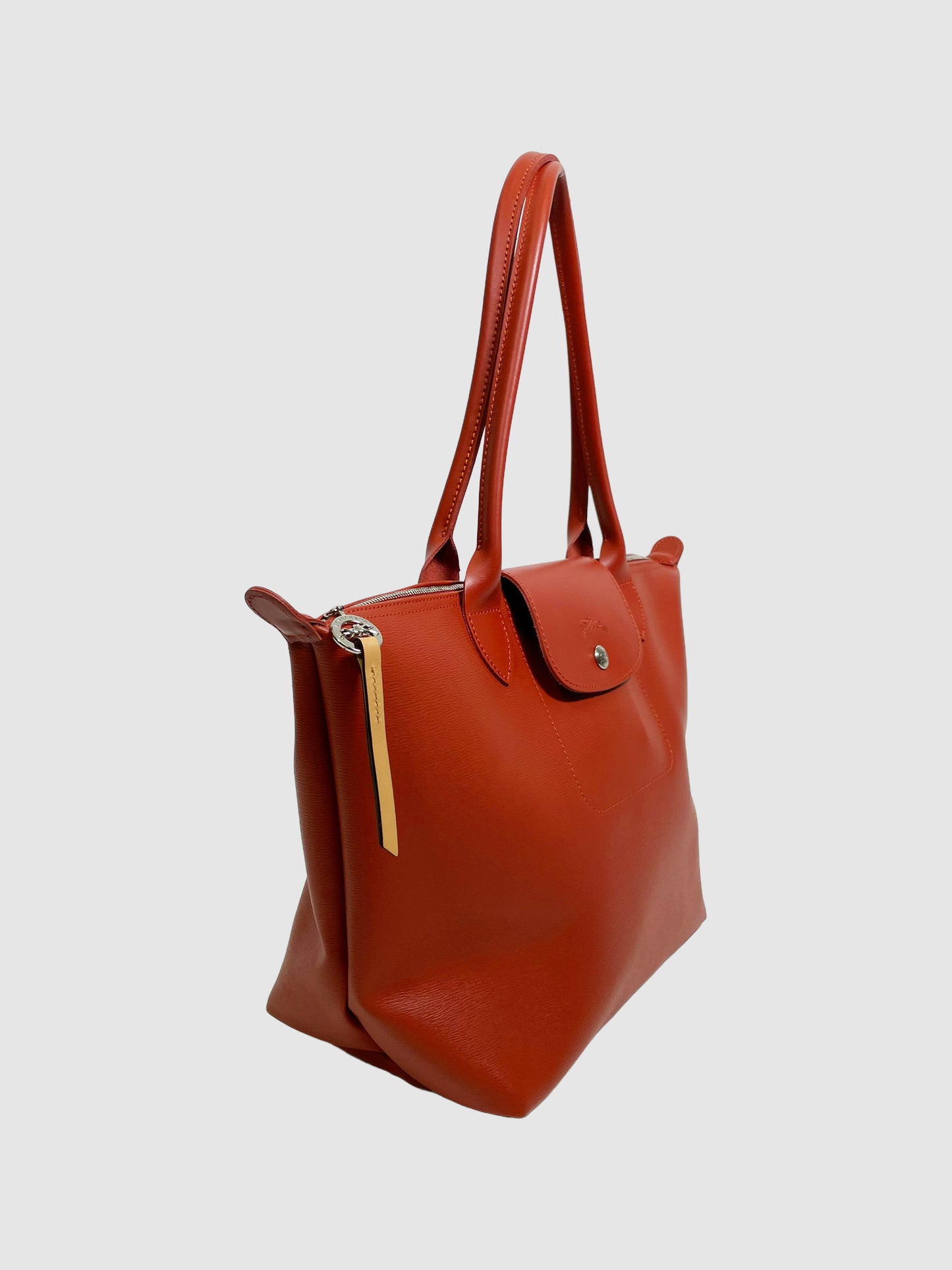 Longchamp Le Pliage Leather Tote