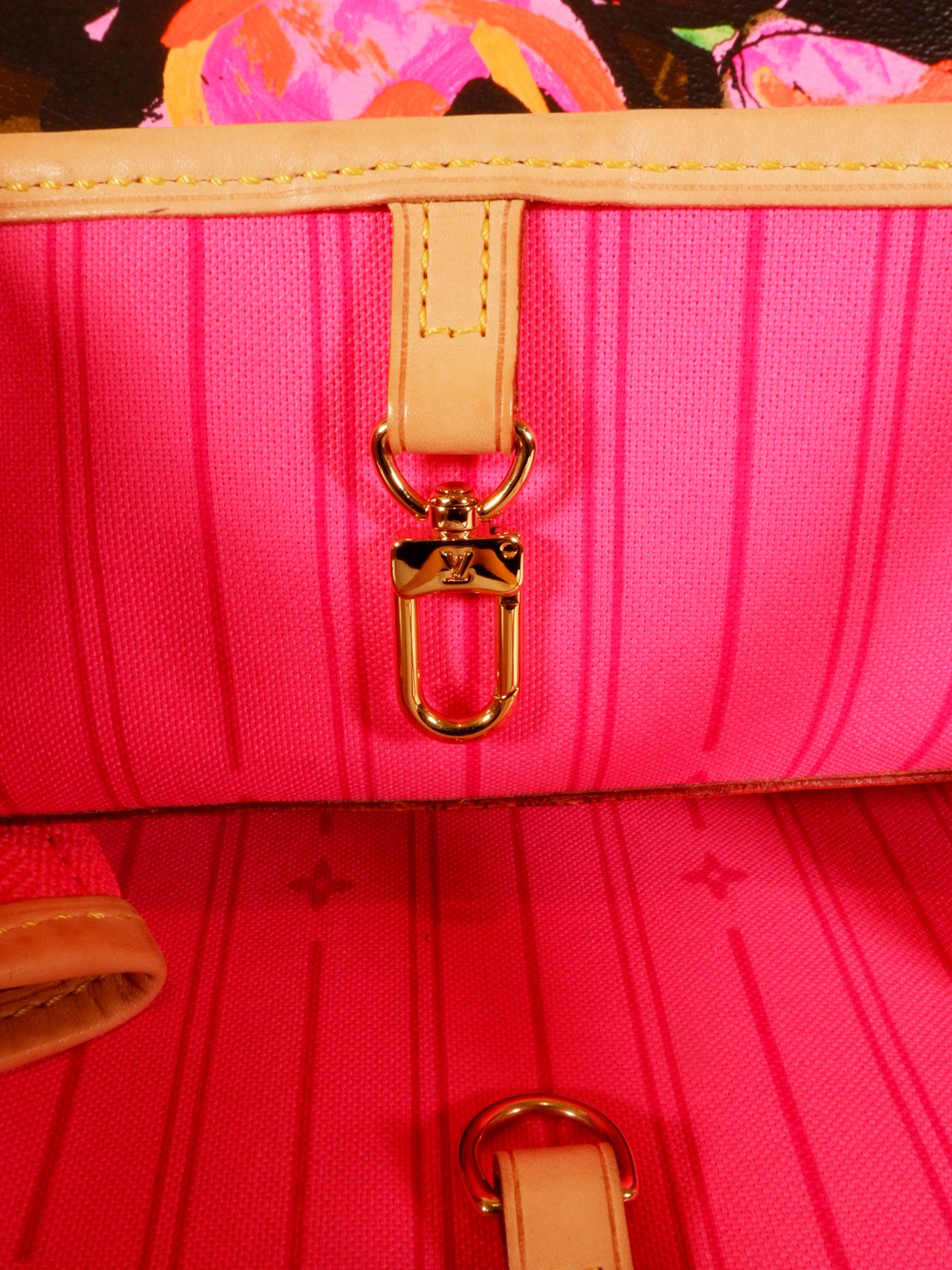 Louis Vuitton Stephen Sprouse Monogram Roses Neverfull MM Tote Bag