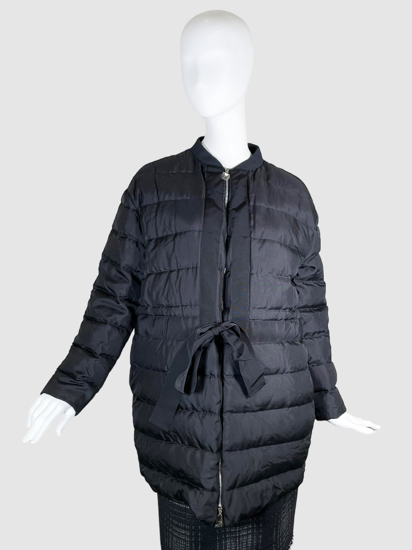 Moncler Black Quilted Jacket - Size 3