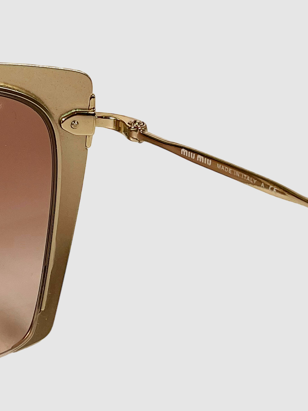 Miu Miu Square Gradient Sunglasses
