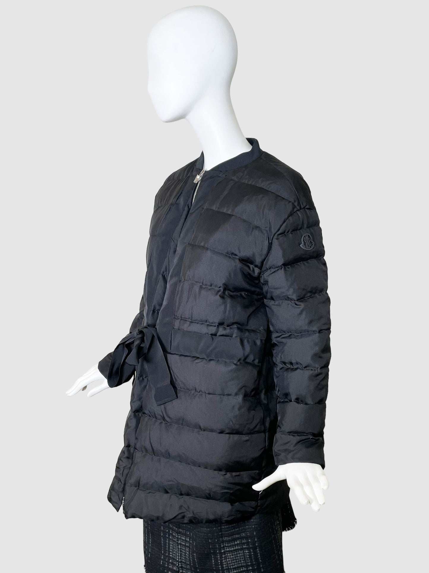 Moncler Black Quilted Jacket - Size 3
