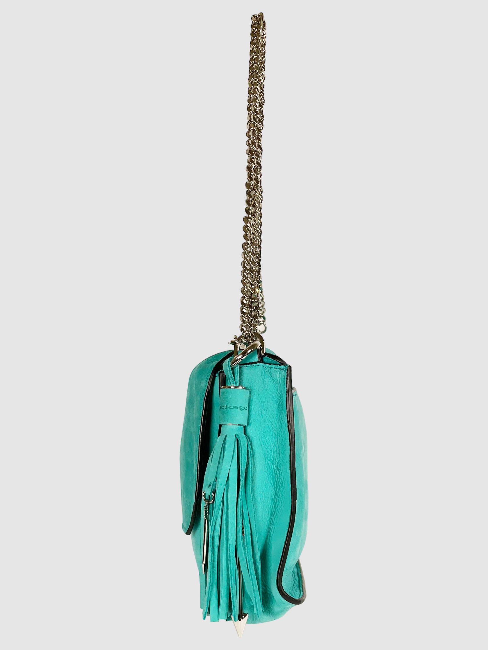 Mackage Turquoise Suede Handbag