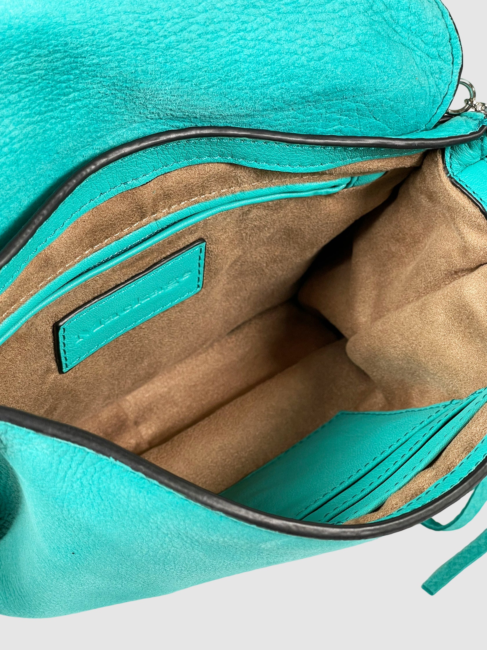 Mackage Turquoise Suede Handbag
