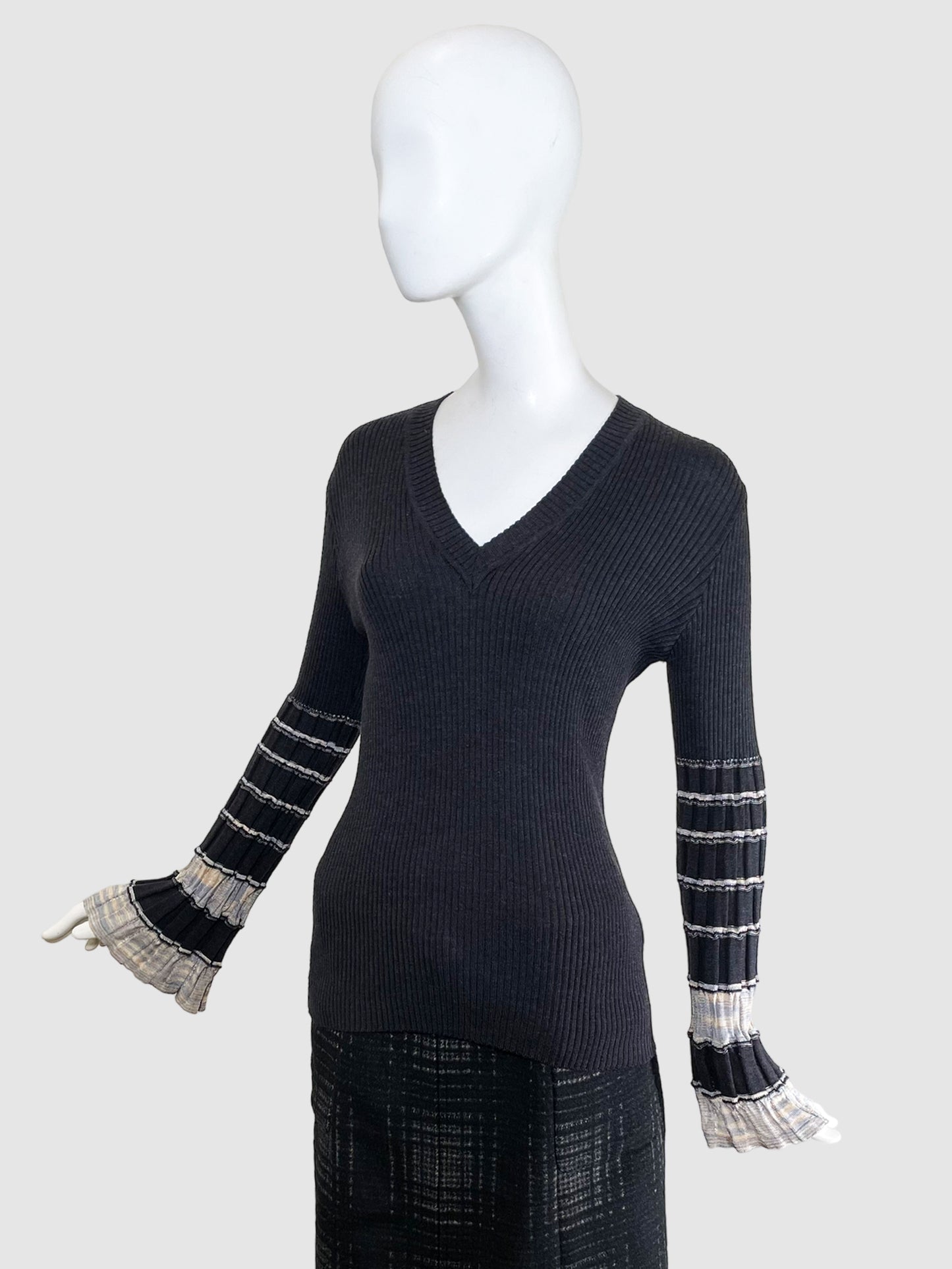 Missoni V-Neck Sweater - Size 12