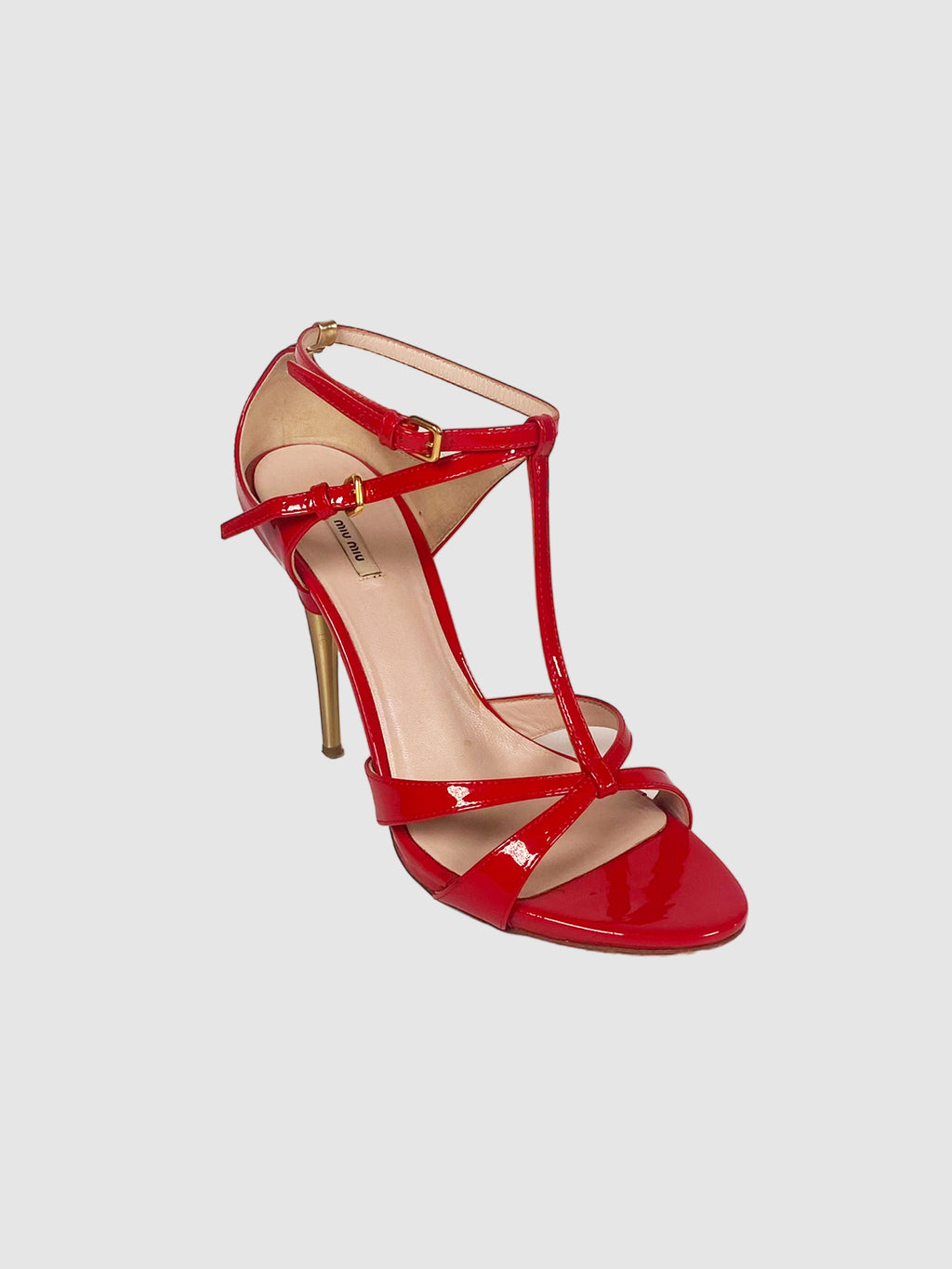 Miu Miu Leather Sandals - Size 36.5