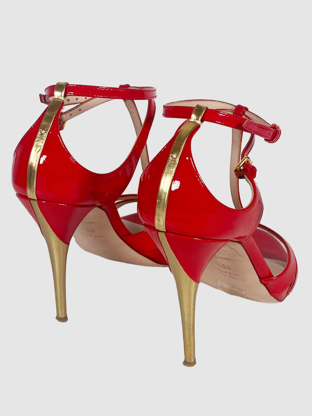 Miu Miu Leather Sandals - Size 36.5