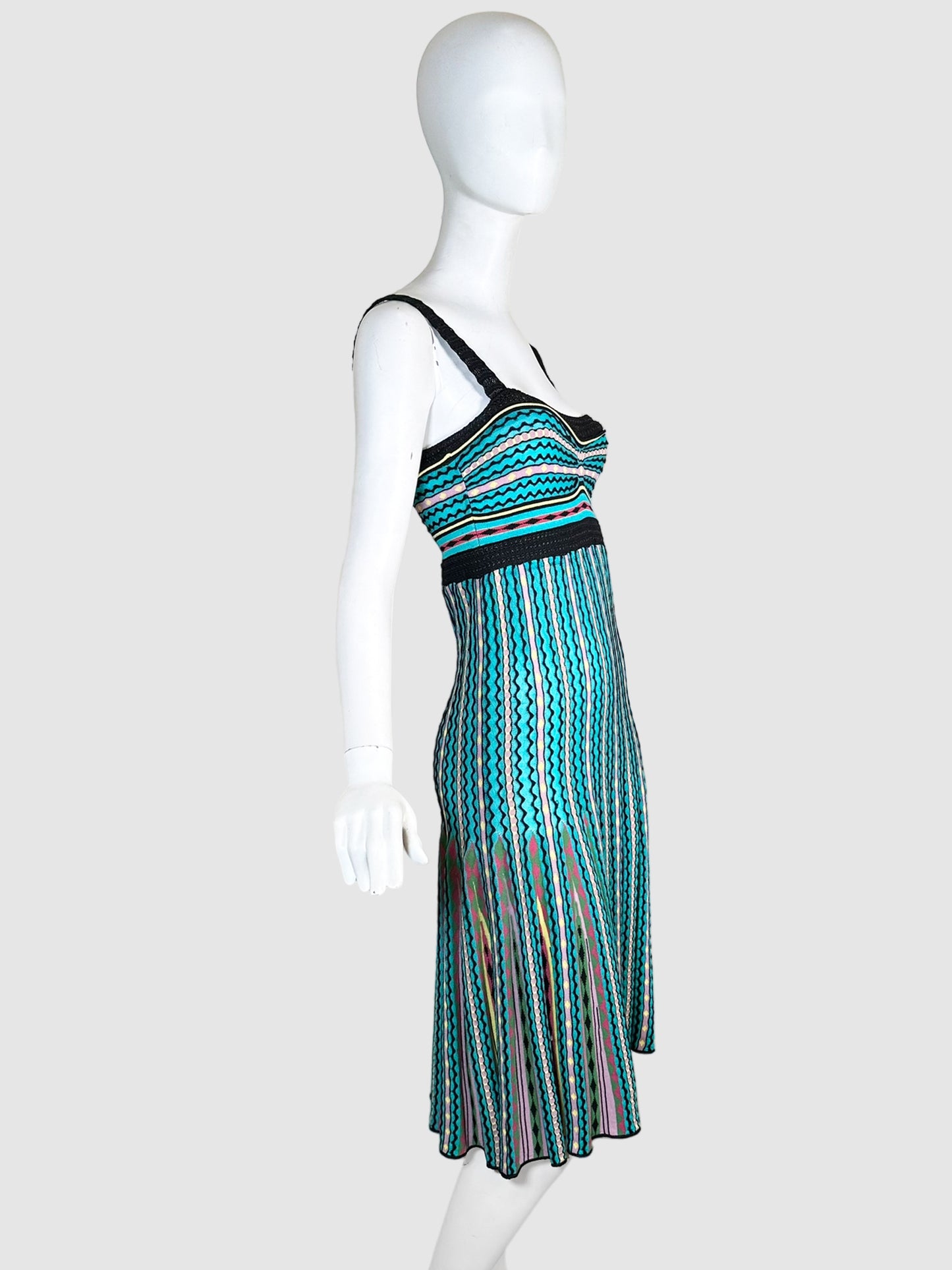 Signature Strappy Pleated Dress - Size 2