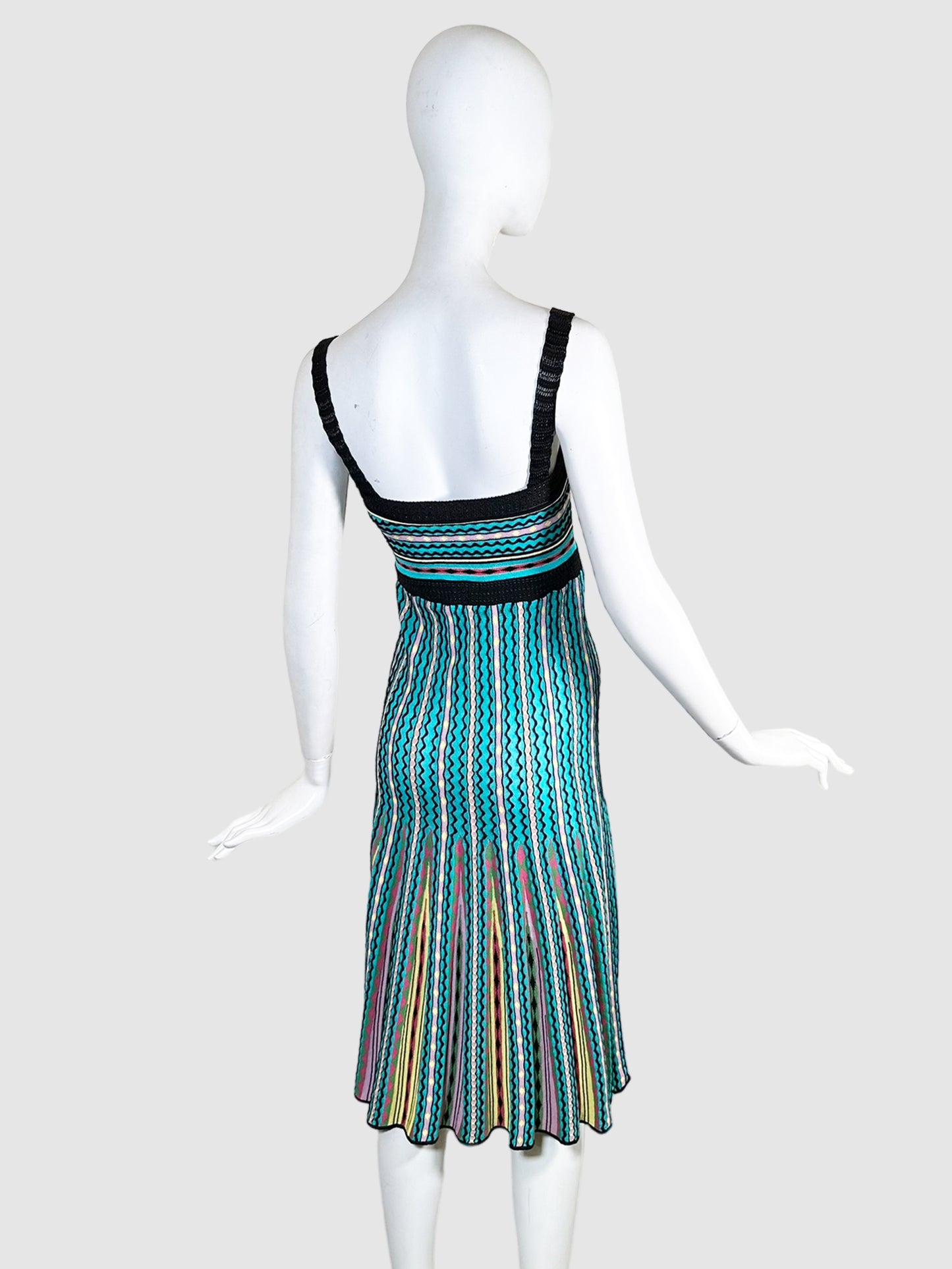 Signature Strappy Pleated Dress - Size 2