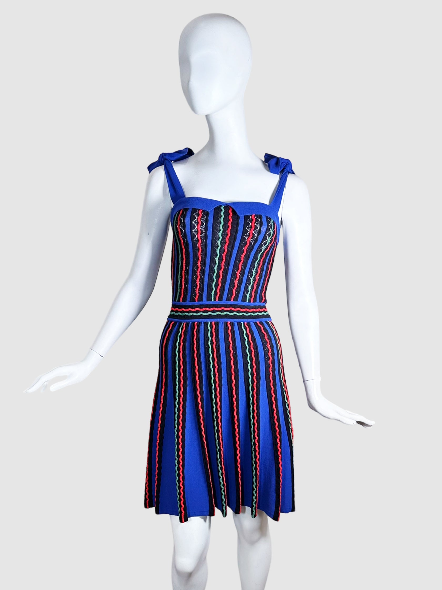Signature Strappy Pleated Dress - Size 2