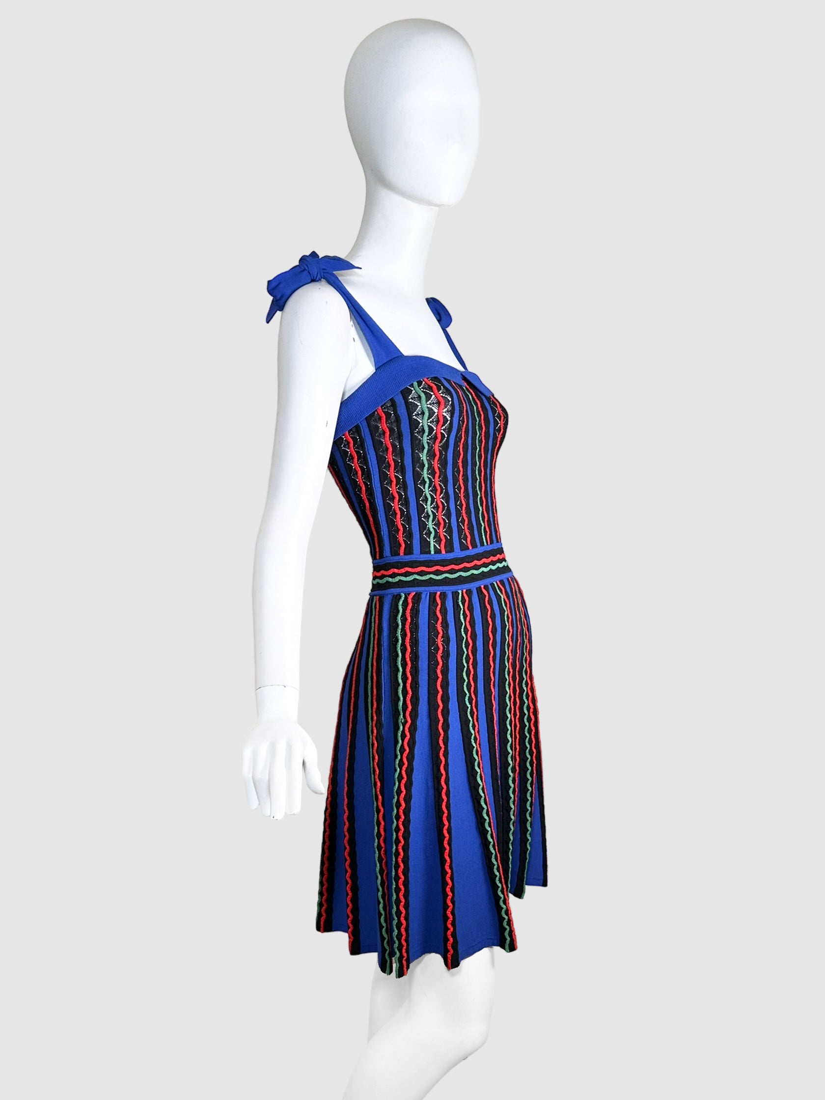 Signature Strappy Pleated Dress - Size 2