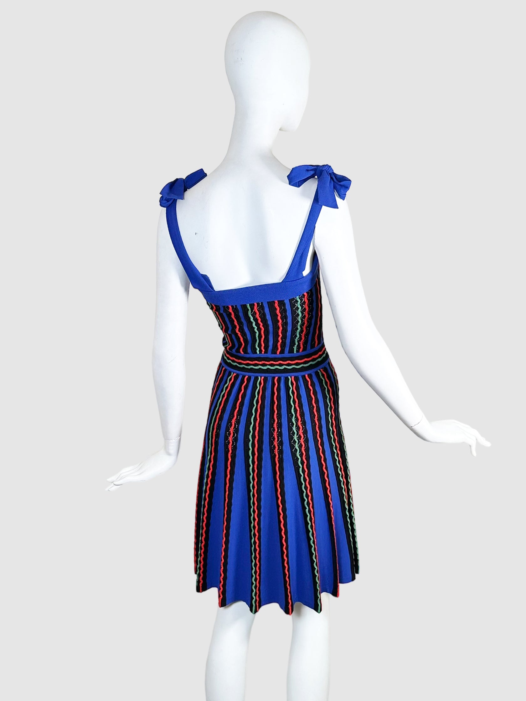 Signature Strappy Pleated Dress - Size 2