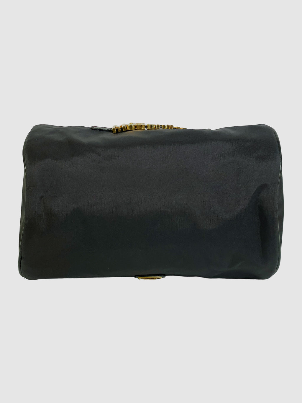 Moschino Leather-Trimmed Nylon Handle Bag