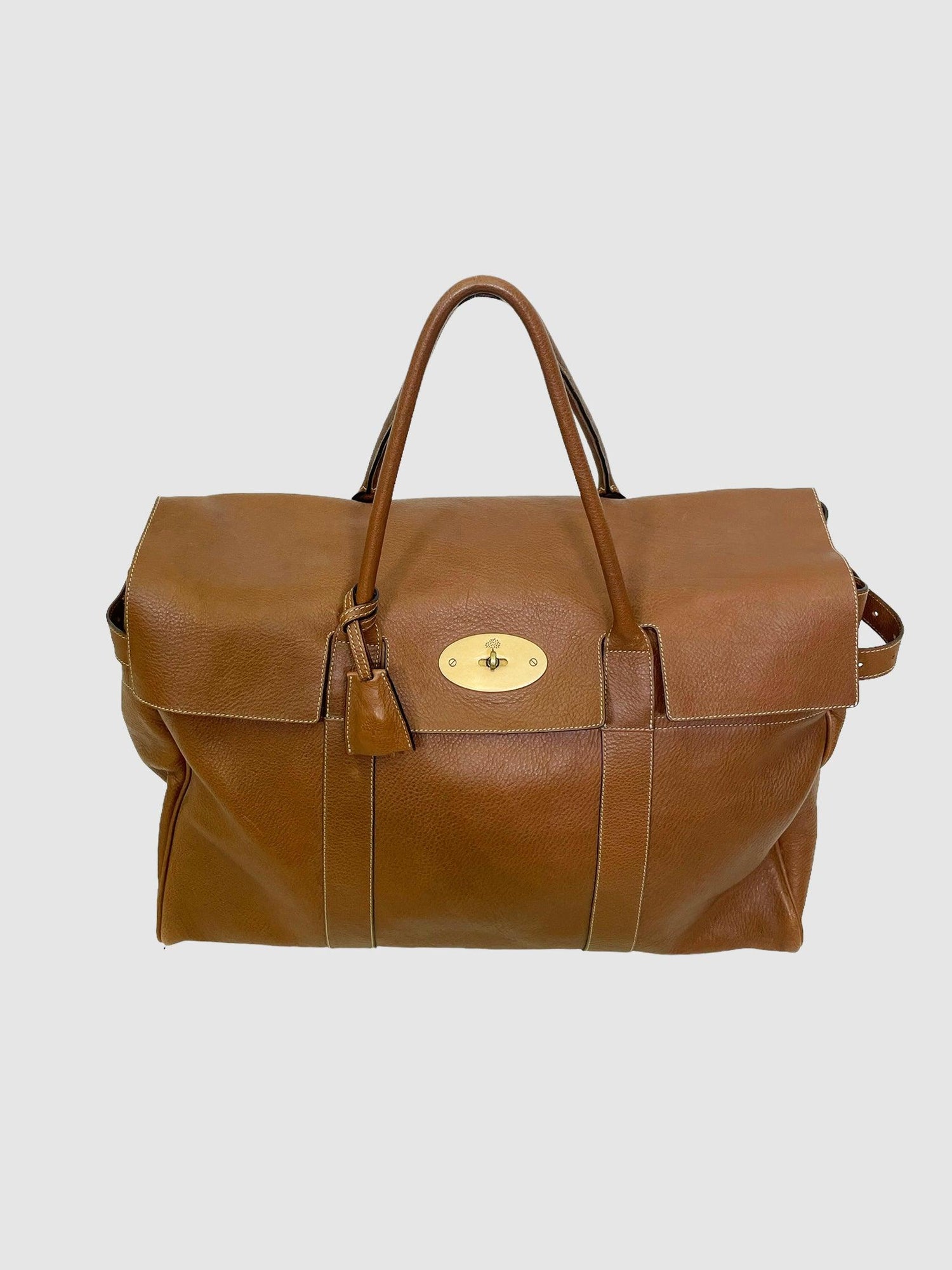 Mulberry Brow Leather Travel Bag
