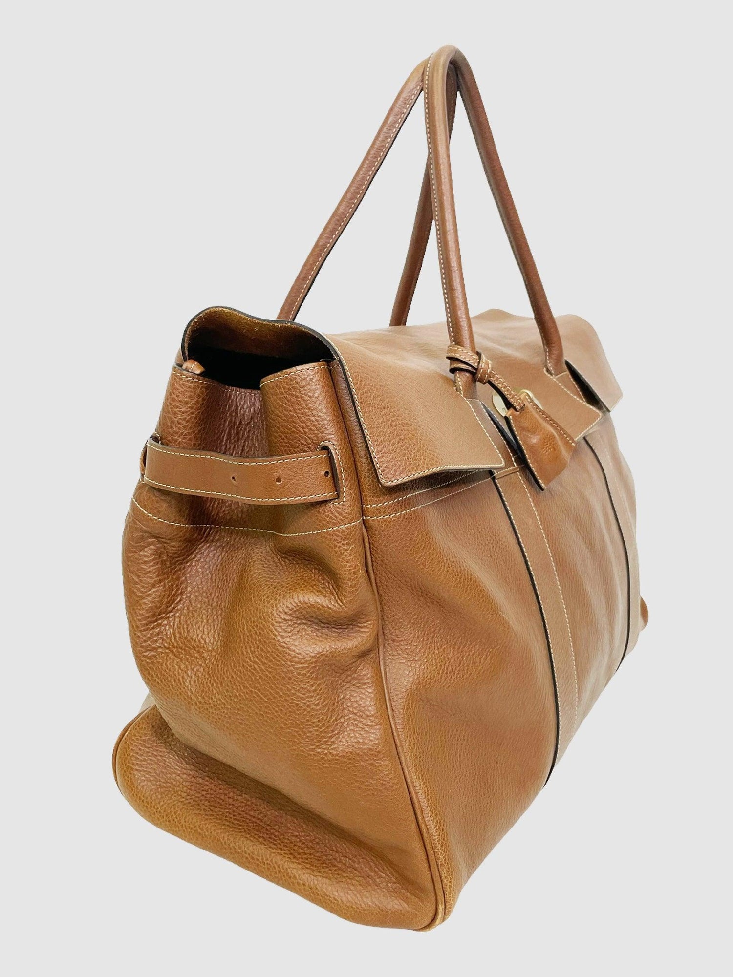 Mulberry Brow Leather Travel Bag