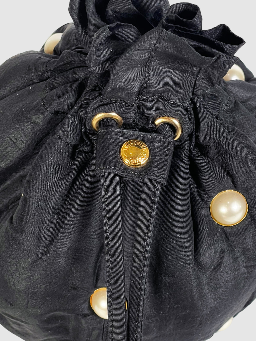 Moschino Drawstring Nylon Pouch