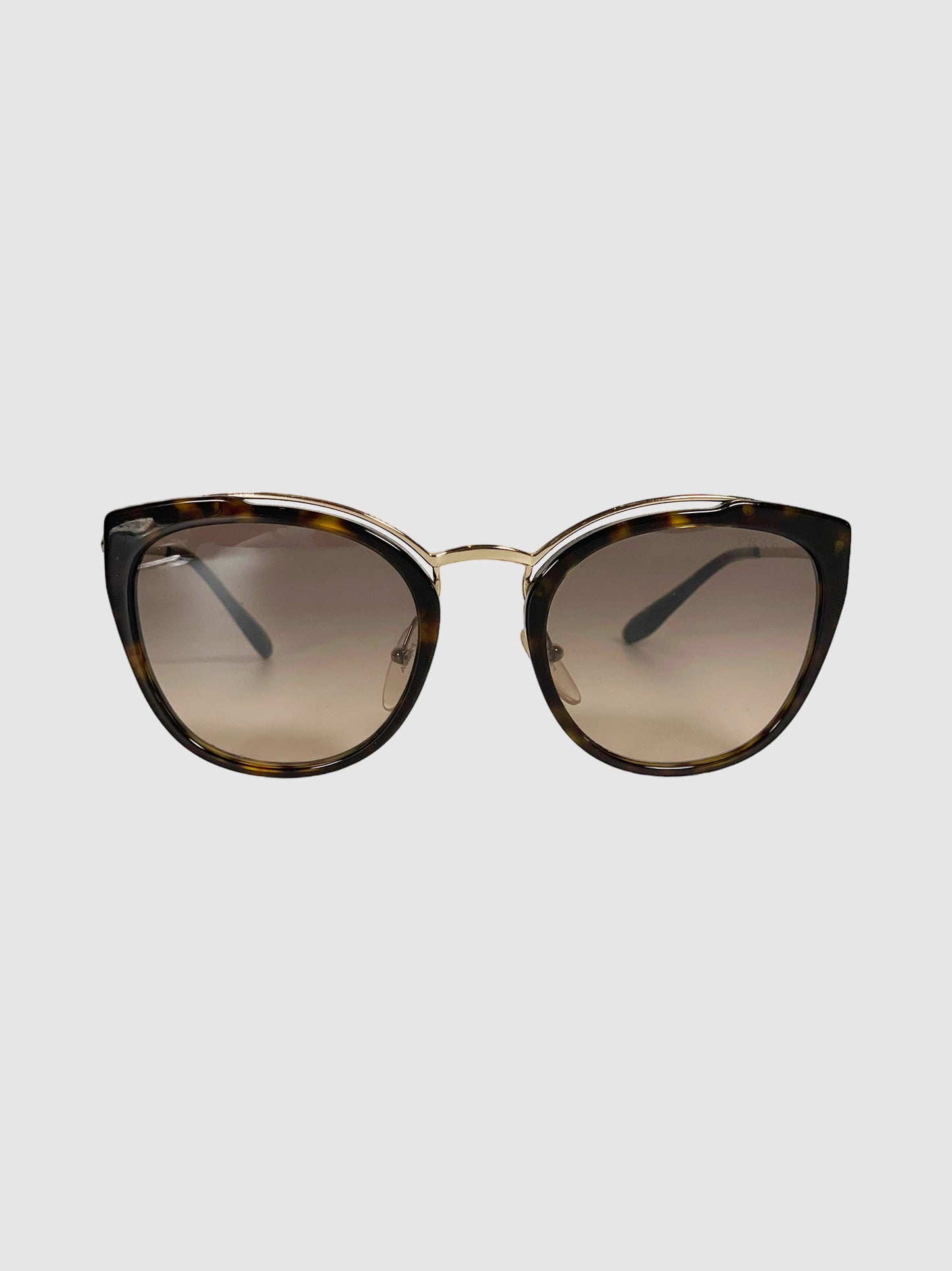 Prada Cat Eye Tinted Sunglasses