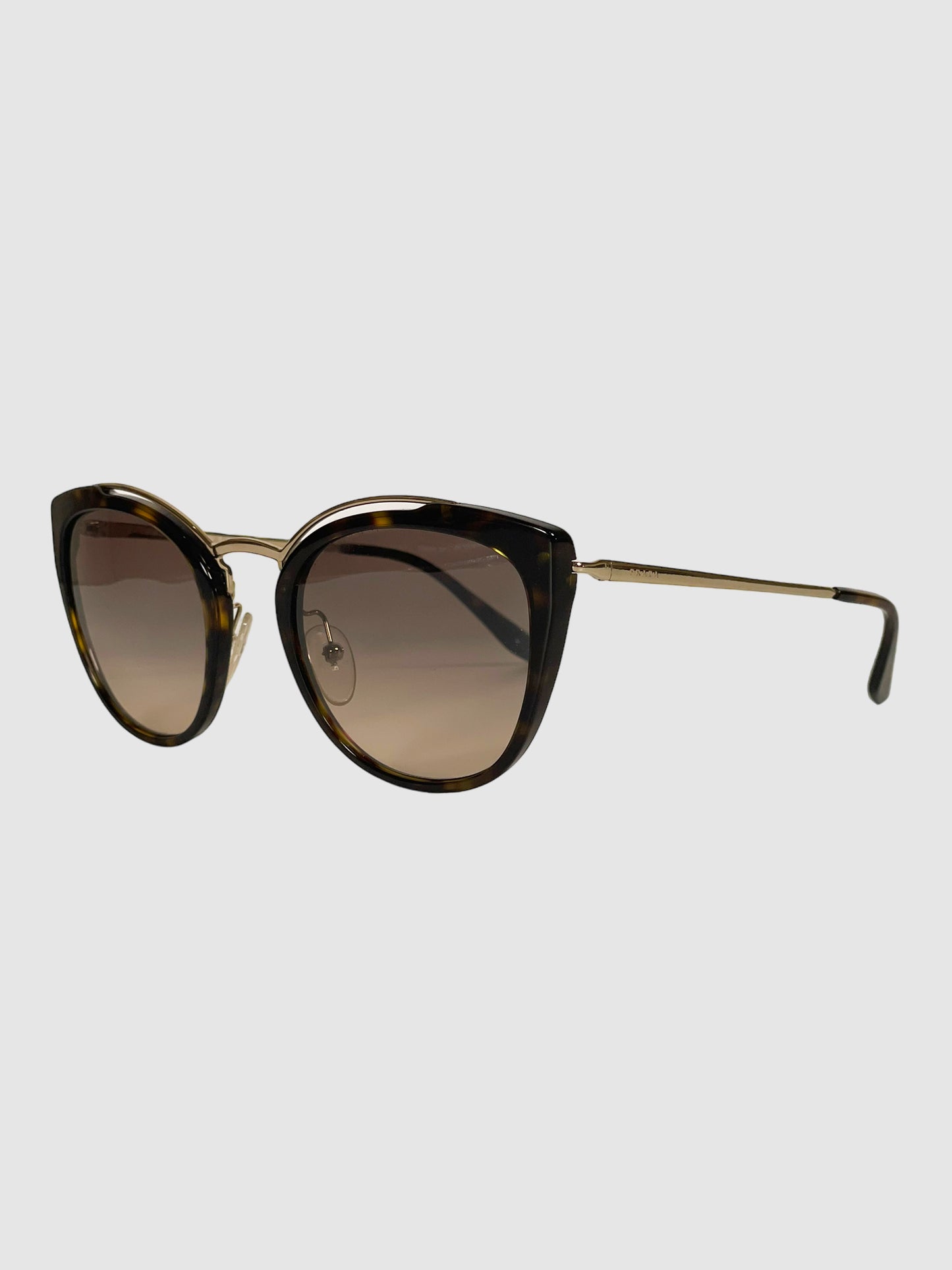 Prada Cat Eye Tinted Sunglasses