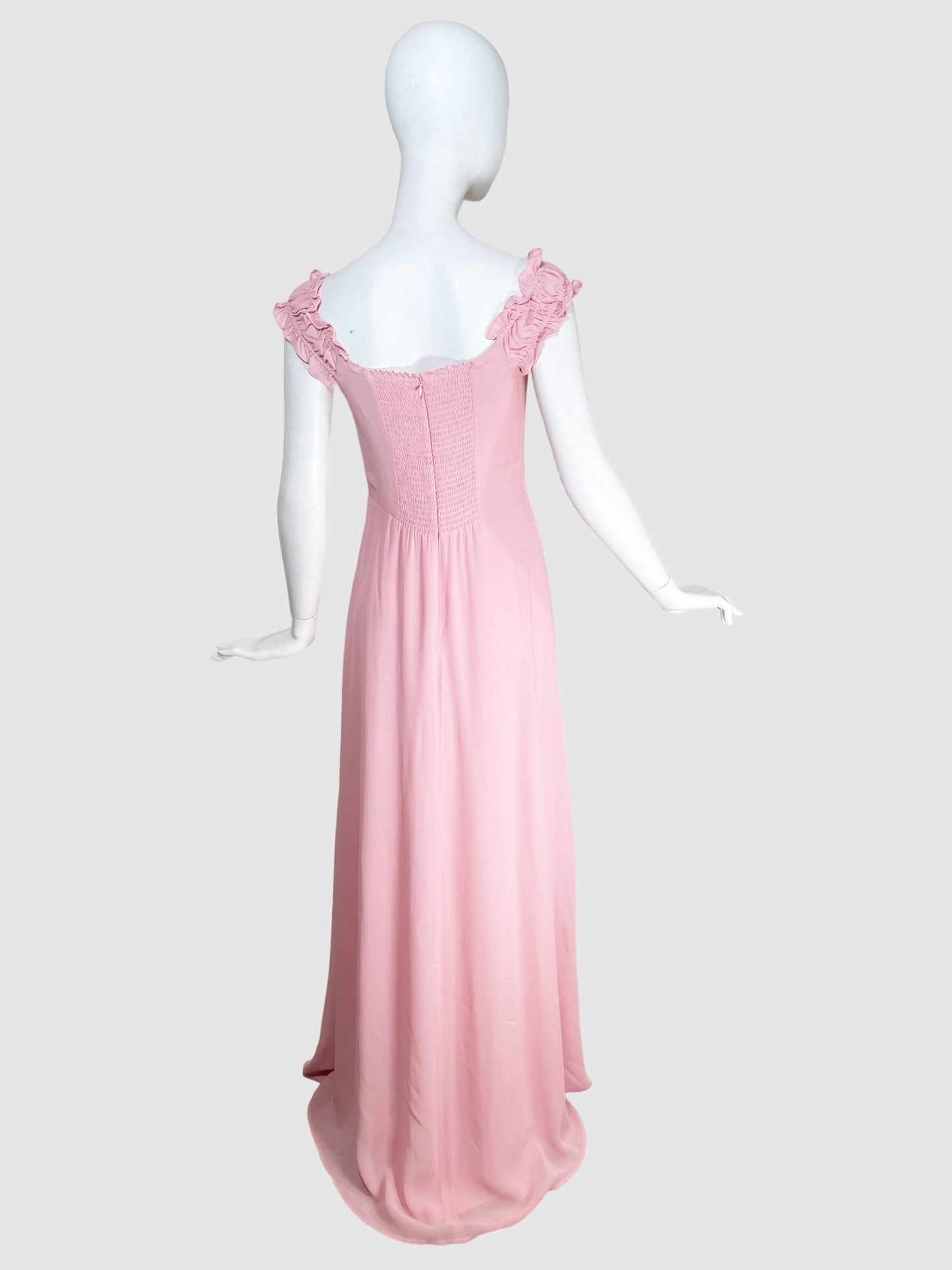 Reformation Cold-Shoulder Gown Dress - Size 6