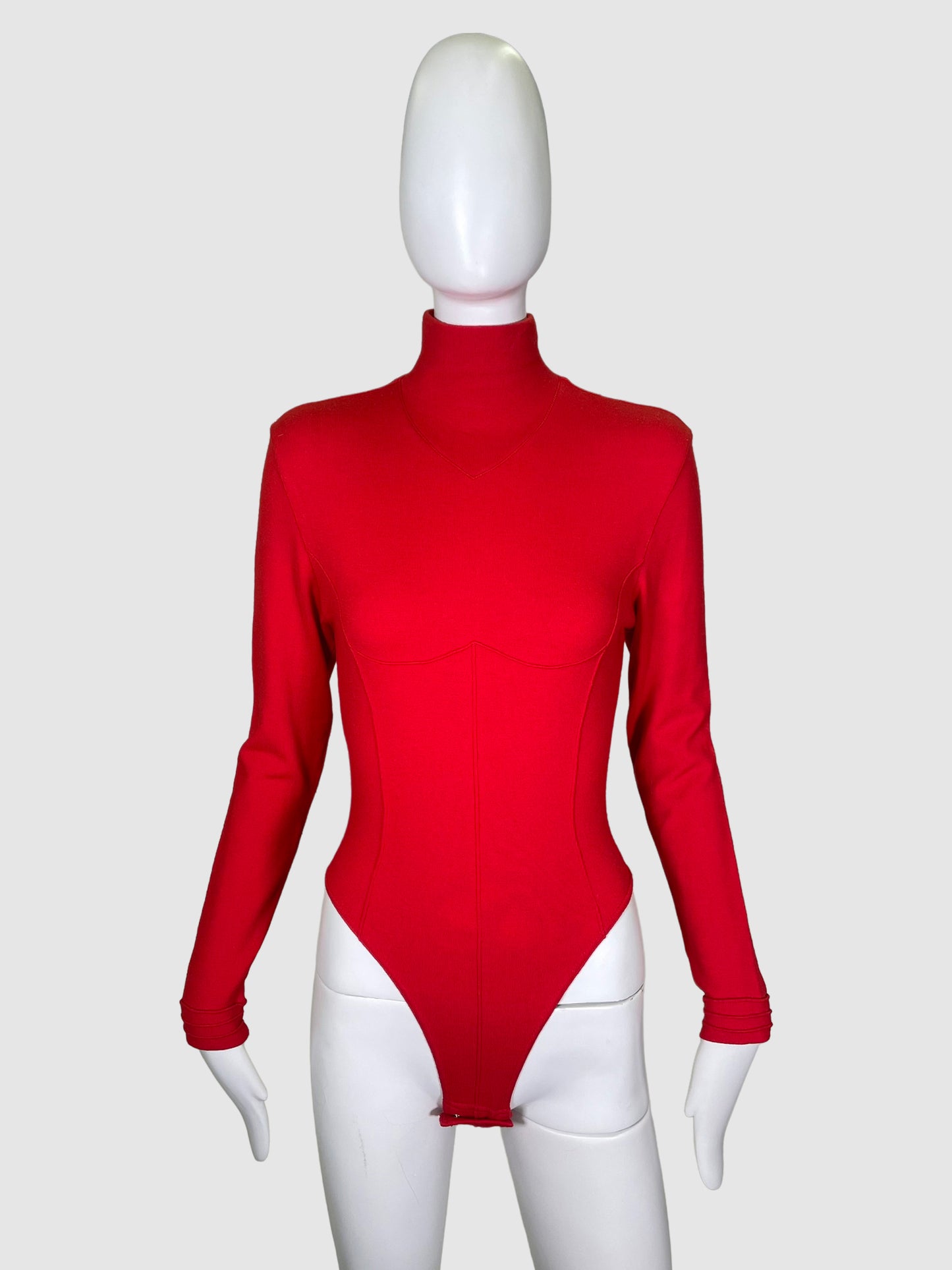 Montana Red Knitted Bodysuit - Size 8