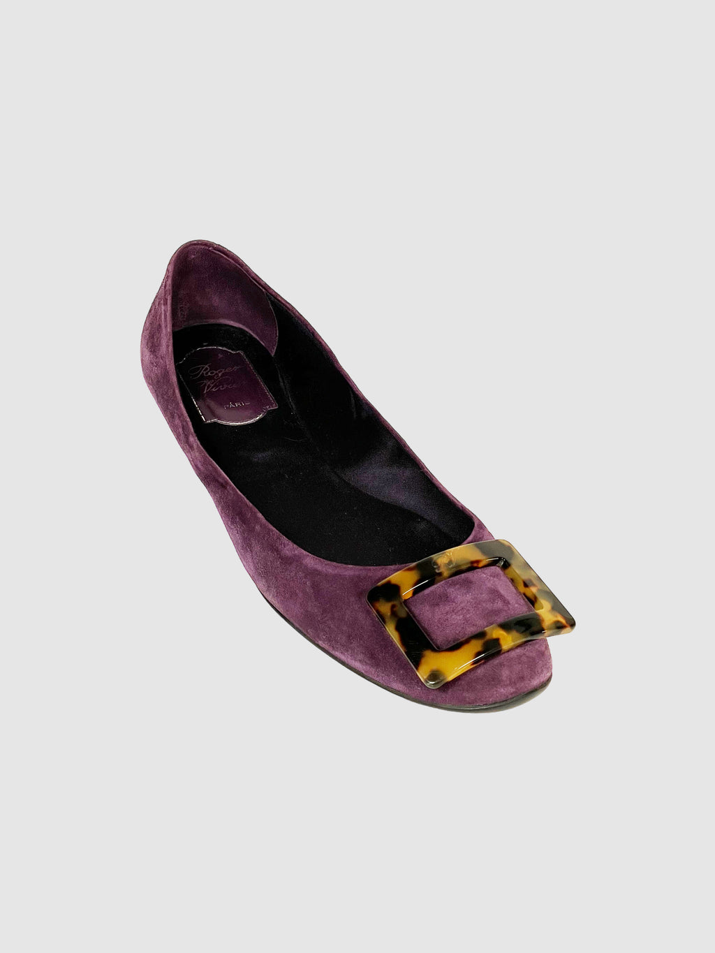 Roger Vivier Suede Ballet Flats - Size 39