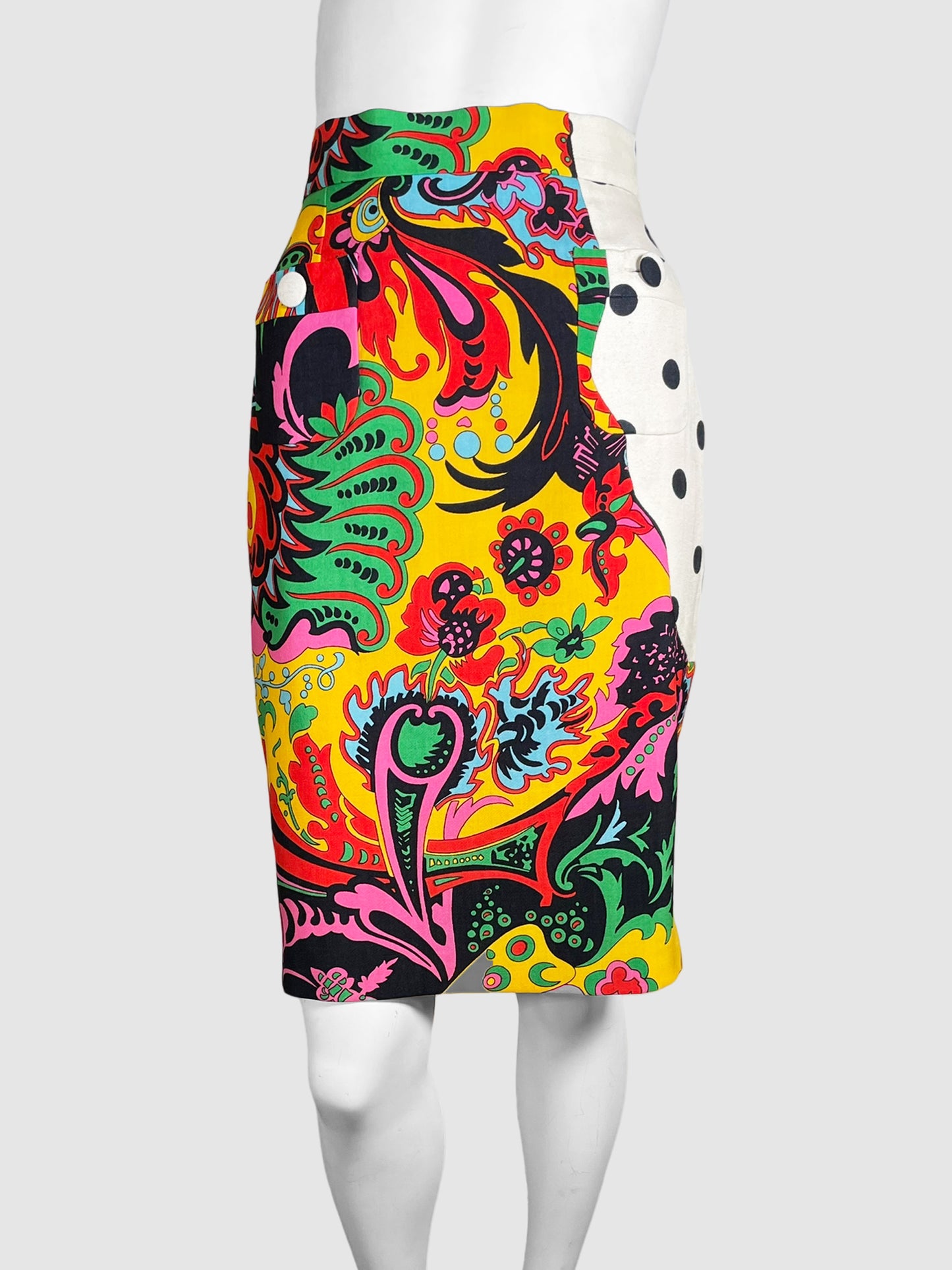 Abstract Print Skirt and Jacket Set - Size 6/8