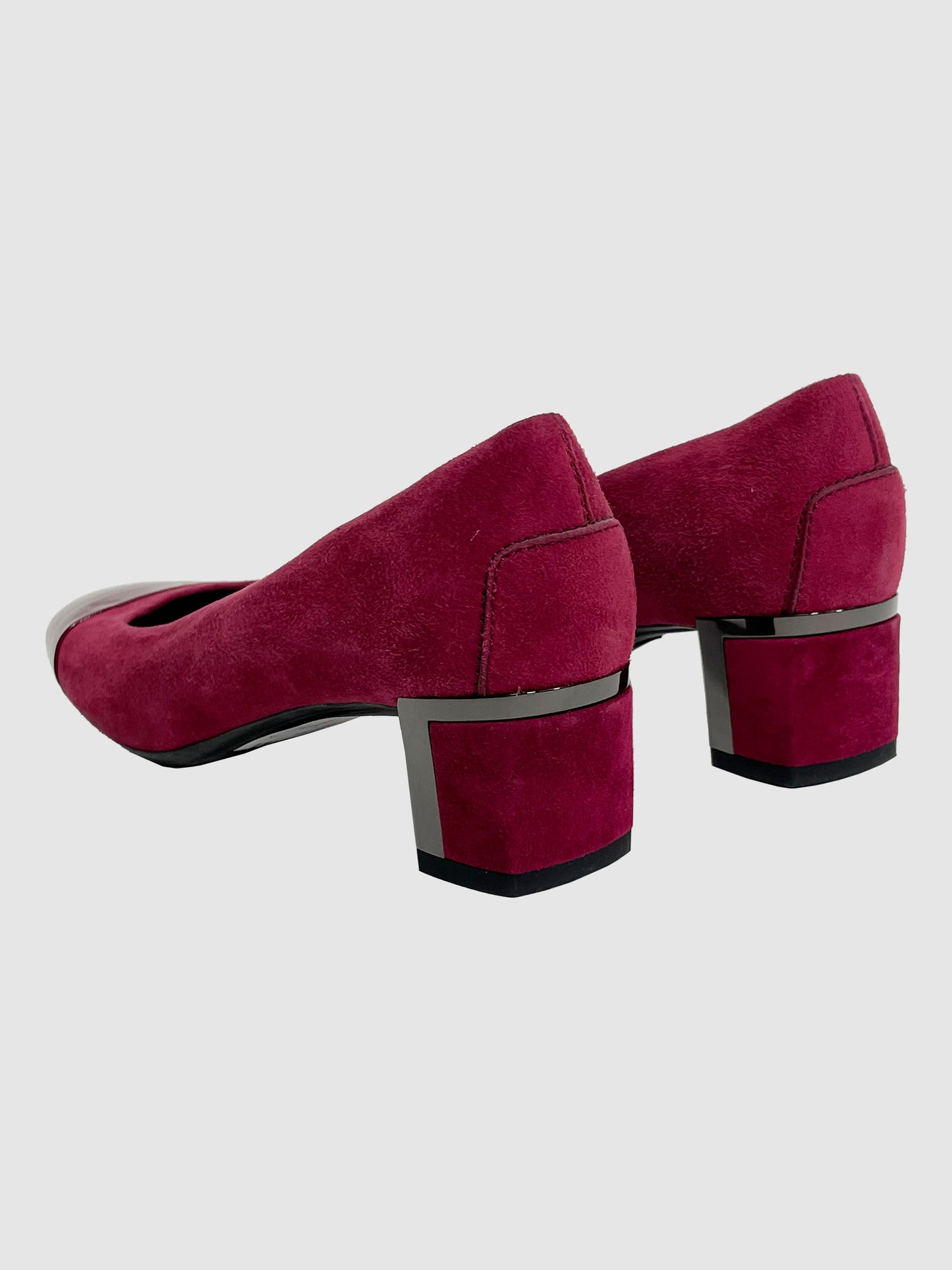 Tod's Burgundy Suede Pump - Size 37.5