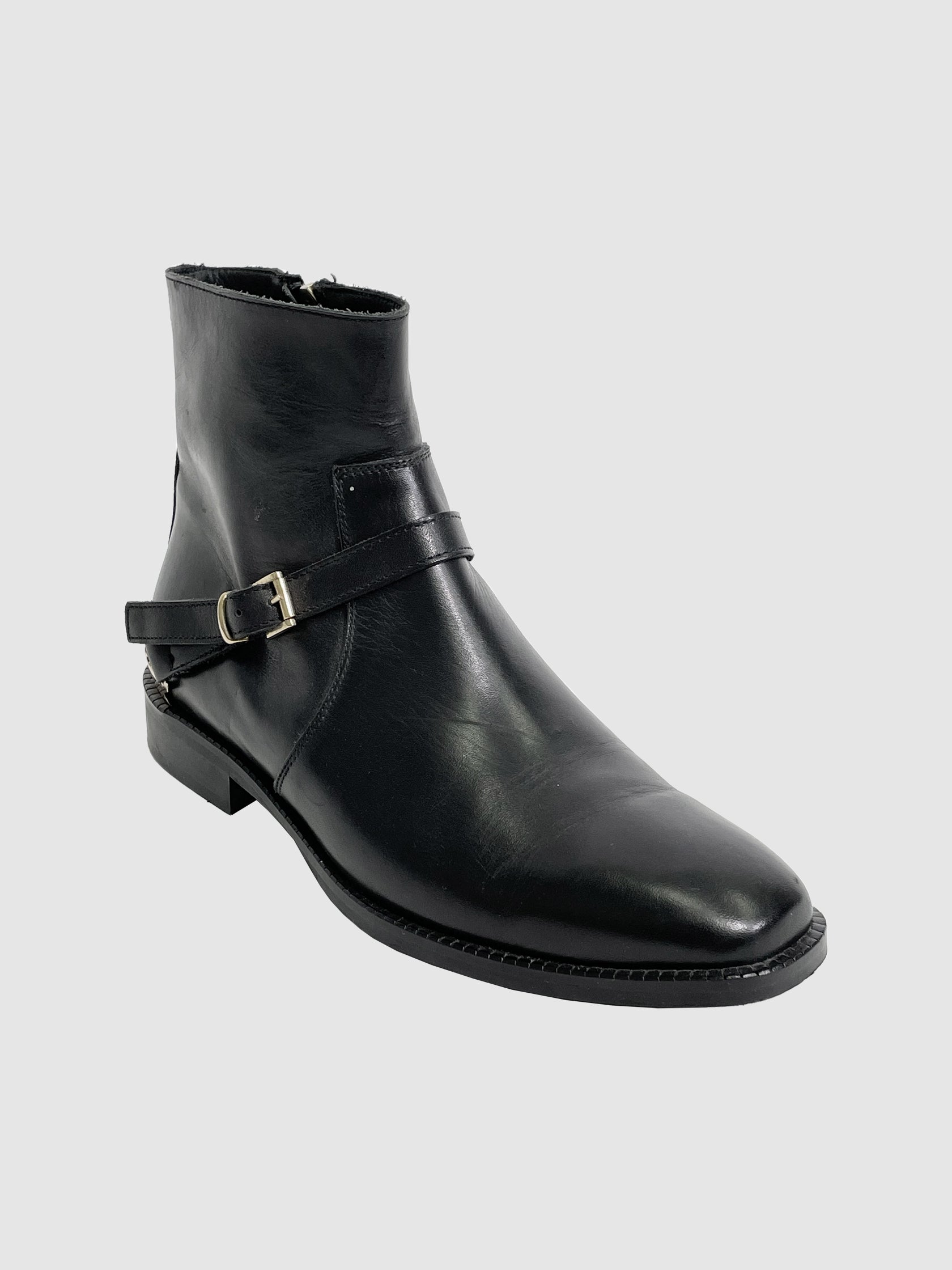 Leather Ankle Boots - Size 37