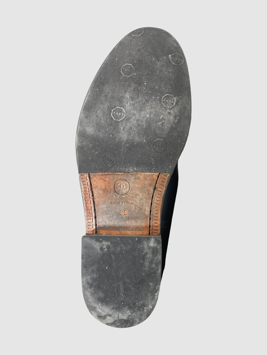 Tall Leather Riding Boots - Size 39