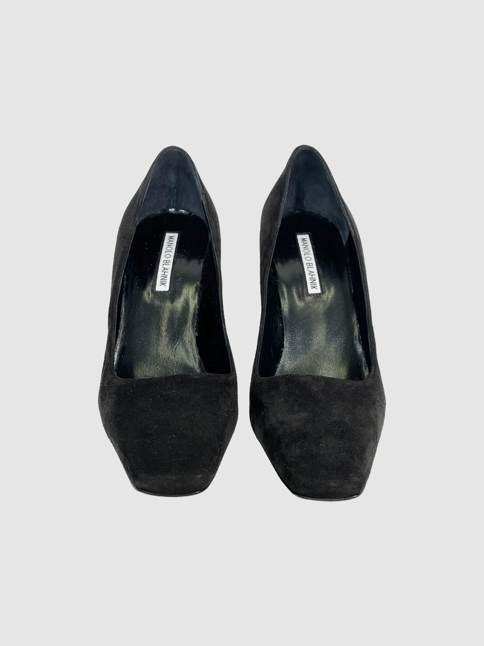 Manolo Blahnik Suede Pumps - Size 38