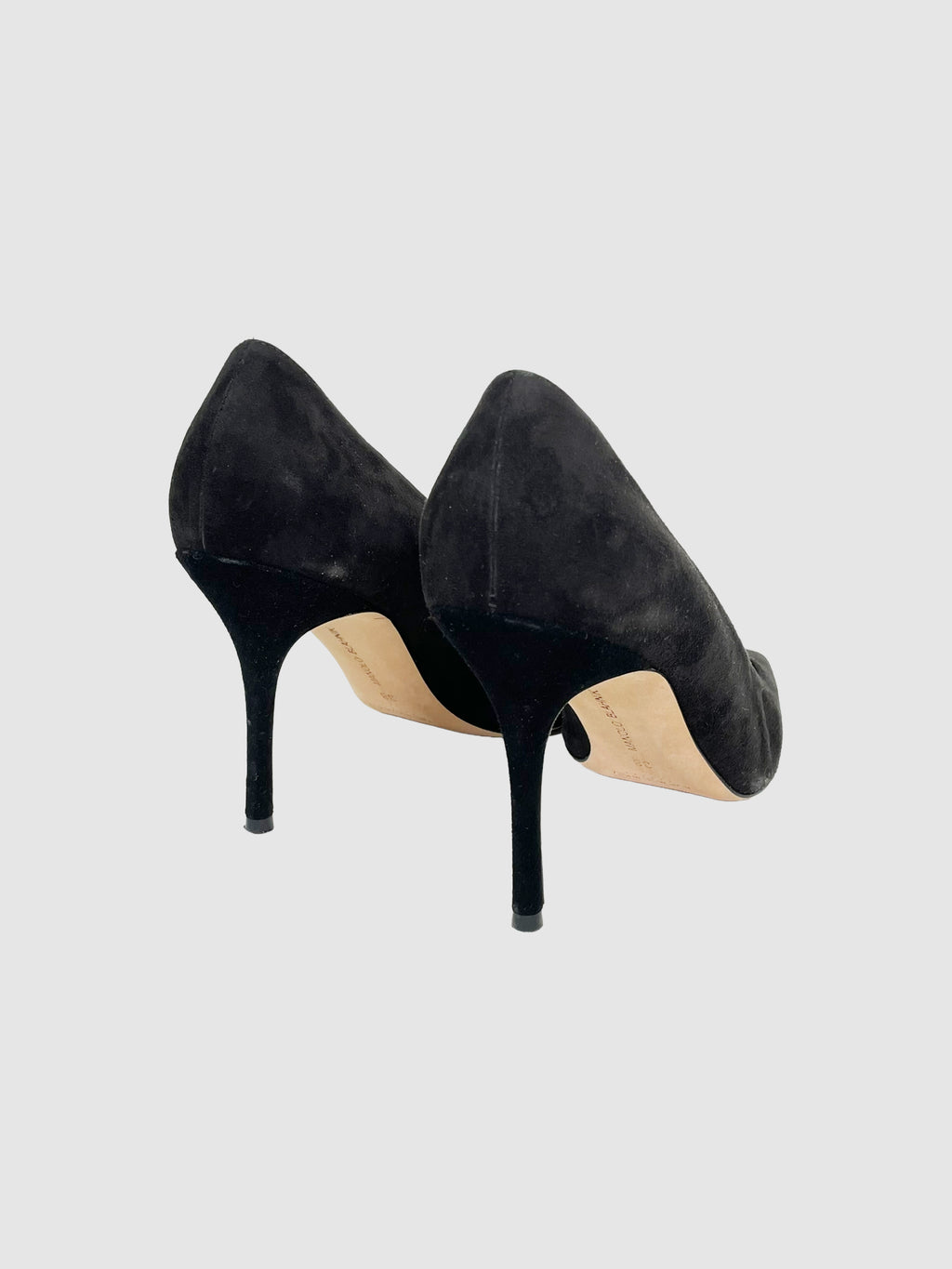 Manolo Blahnik Suede Pumps - Size 38