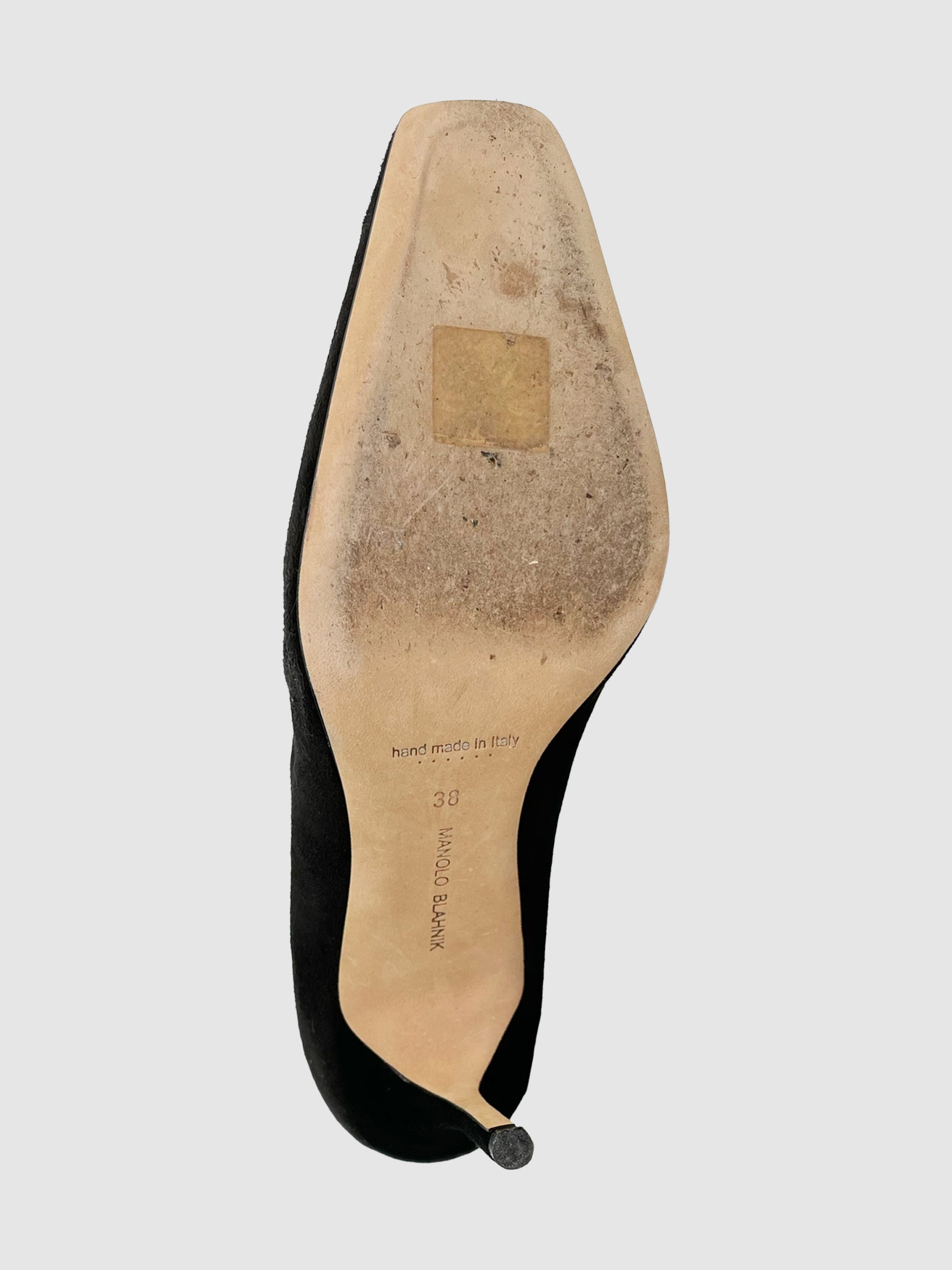 Manolo Blahnik Suede Pumps - Size 38