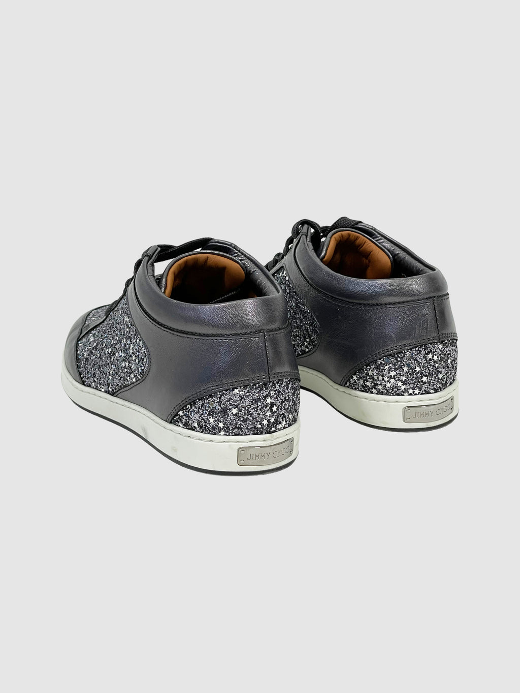 Jimmy Choo Lace-Up Sneakers - Size 37.5