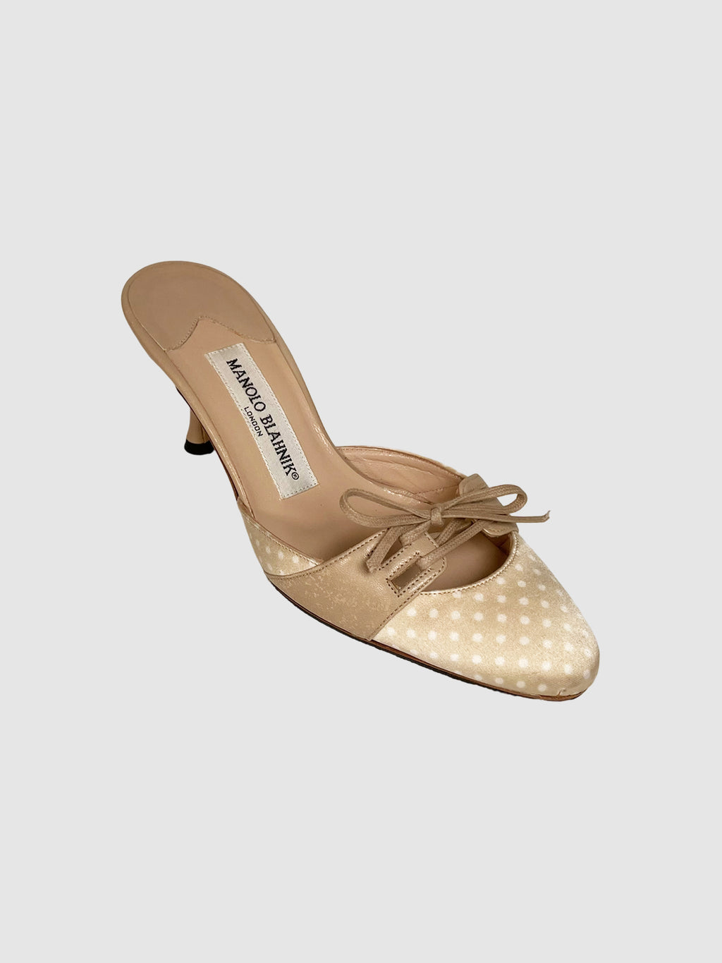 Polka Dot Kitten Heels - Size 34.5