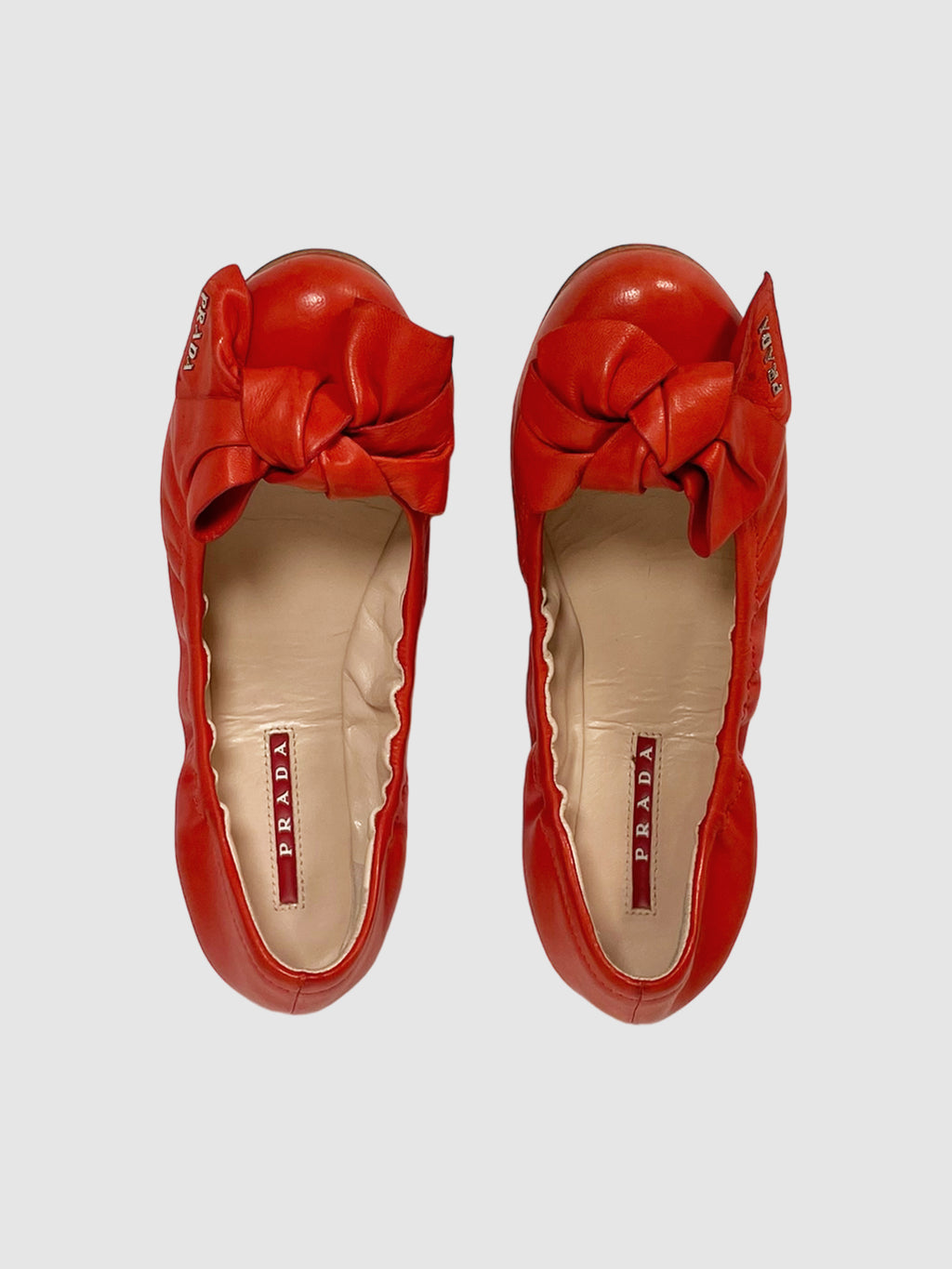 Scrunchie Ballerina Flats - Size 35