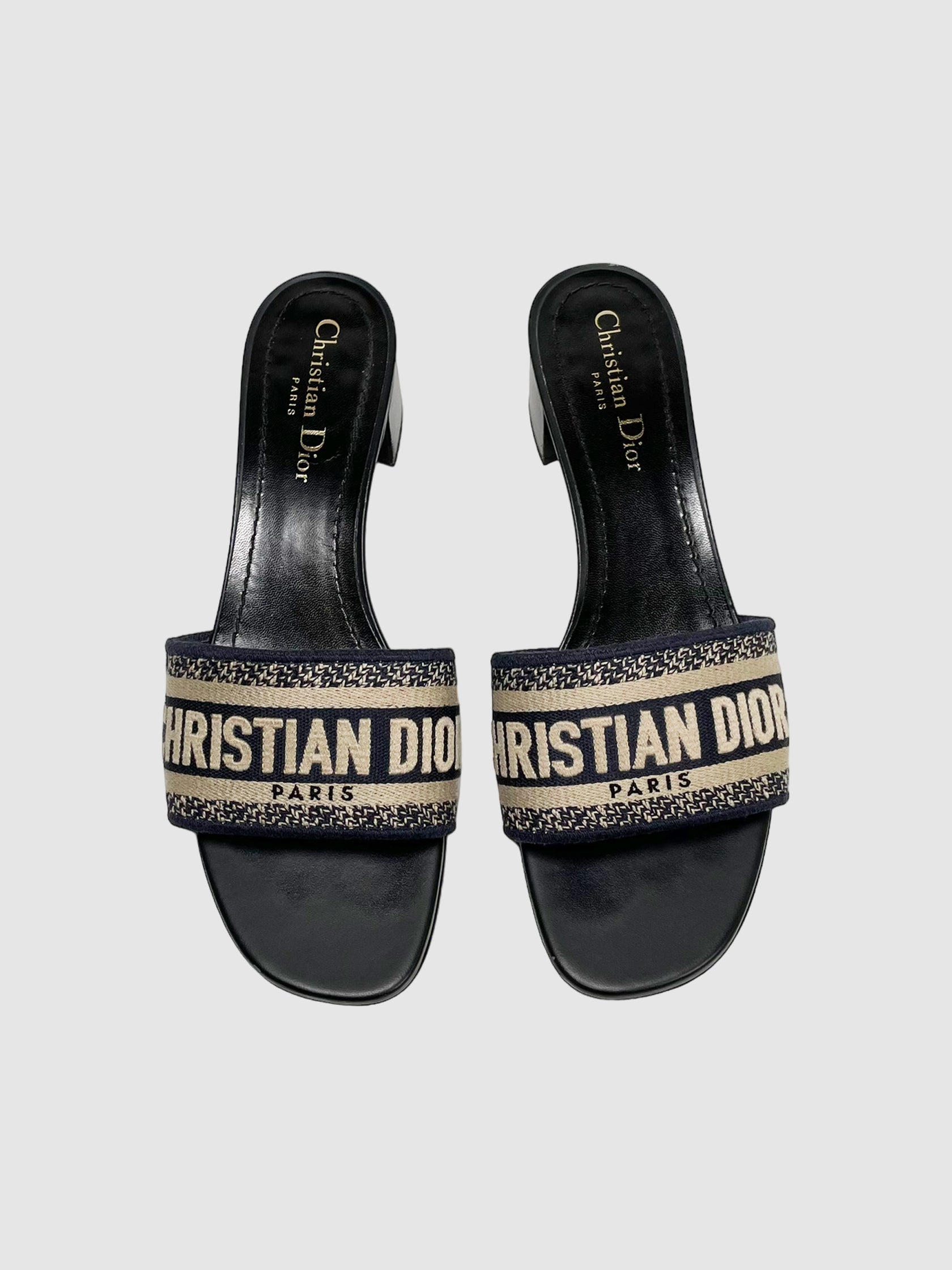 Christian Dior Dway Heeled Sandal - Size 39