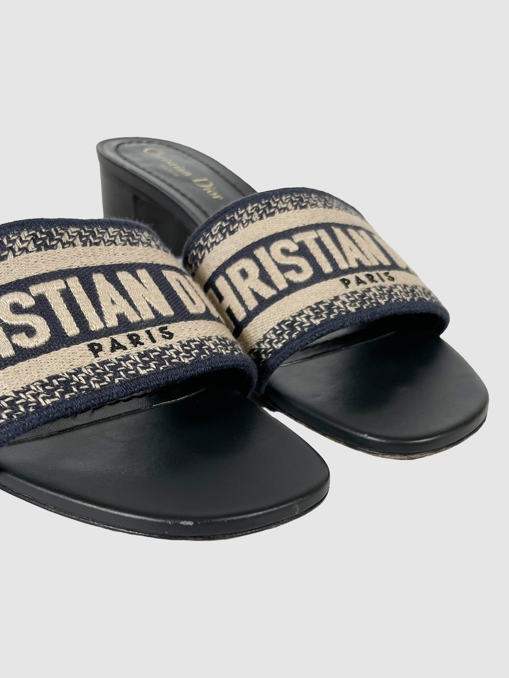 Christian Dior Dway Heeled Sandal - Size 39