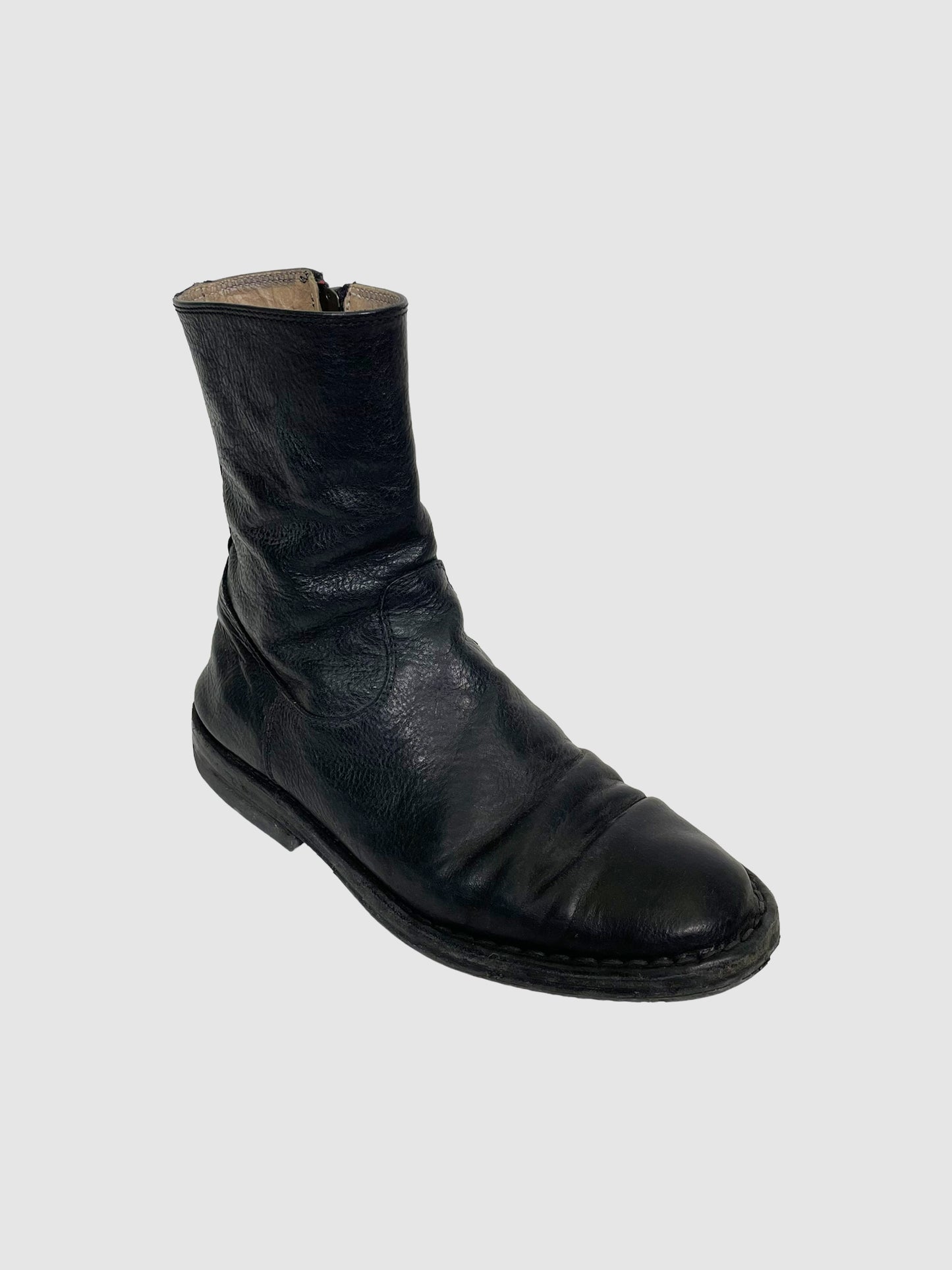 Leather Ankle Boots - Size 6/7