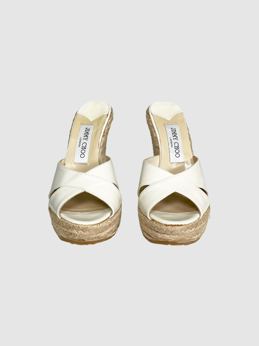 Jimmy Choo Patent Leather Wedges - Size 37