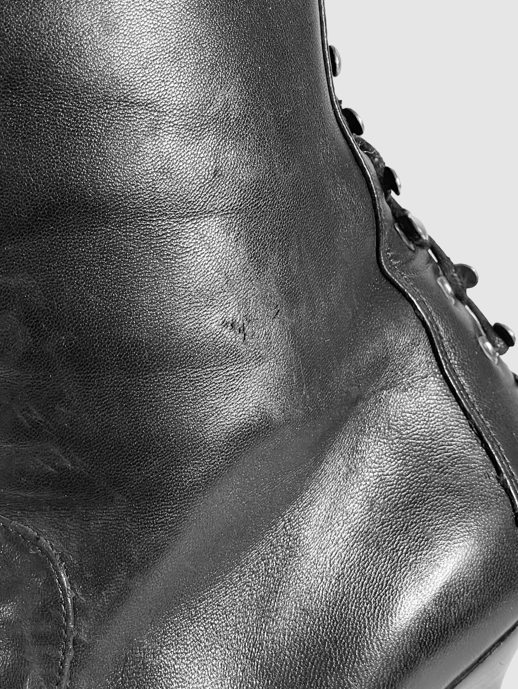 Dolce & Gabbana Lace-Up Stiletto Boots - Size 38