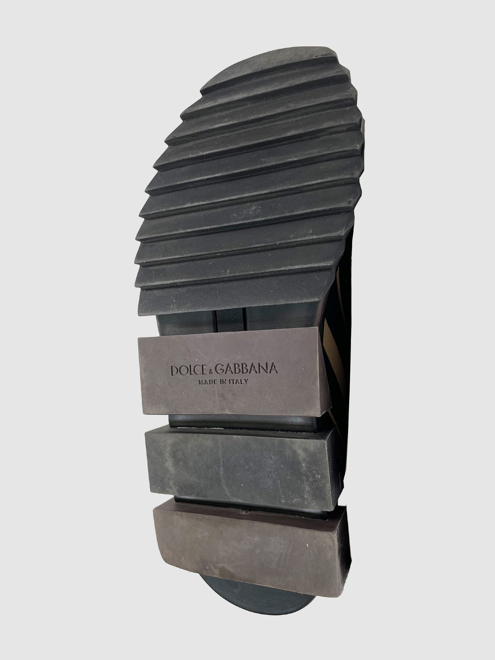 Dolce & Gabbana Leopard Print Slip-On Sneakers - Size 37